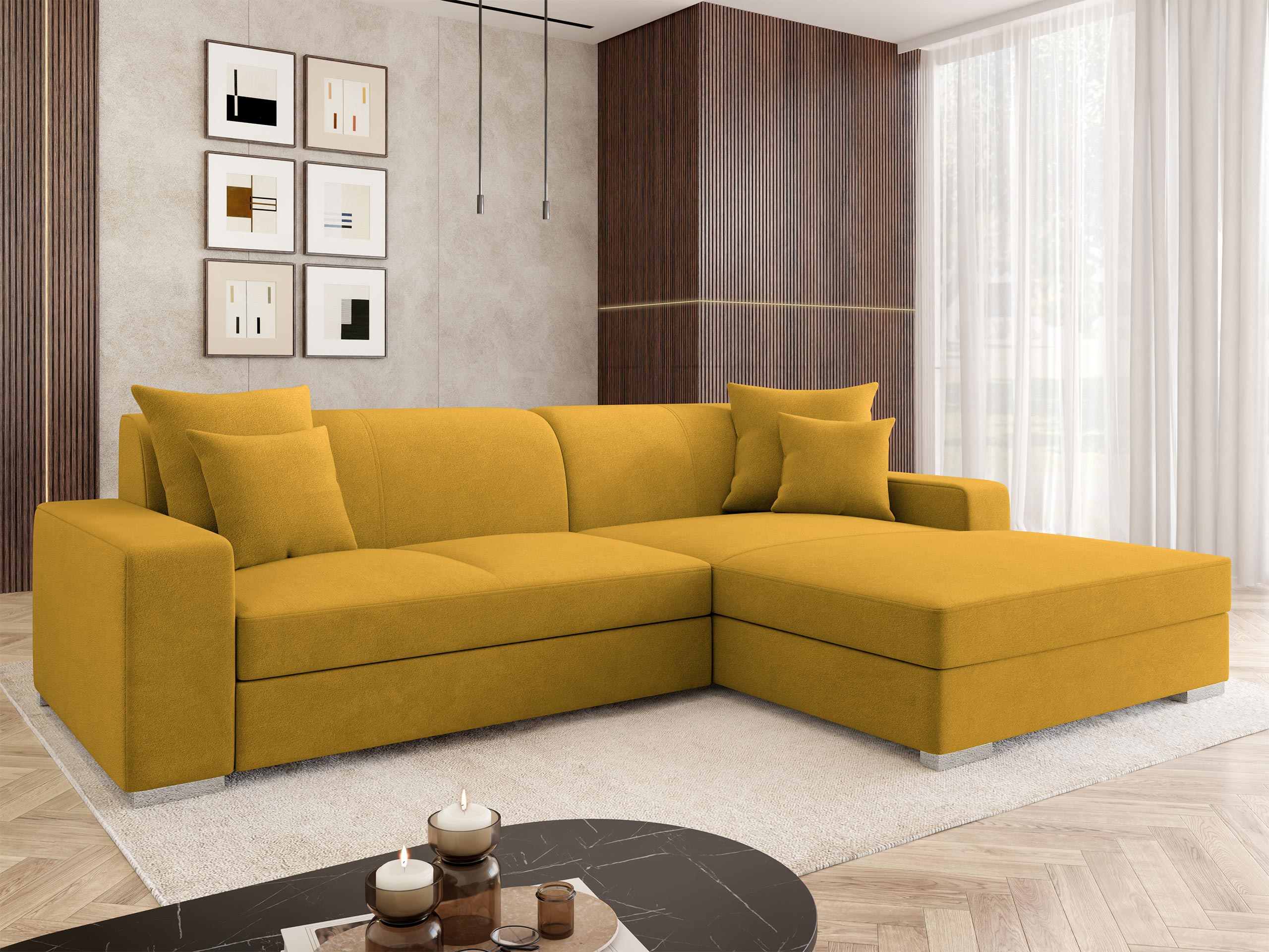 Γωνιακός Καναπές Kingsport 118 (Velo 626)