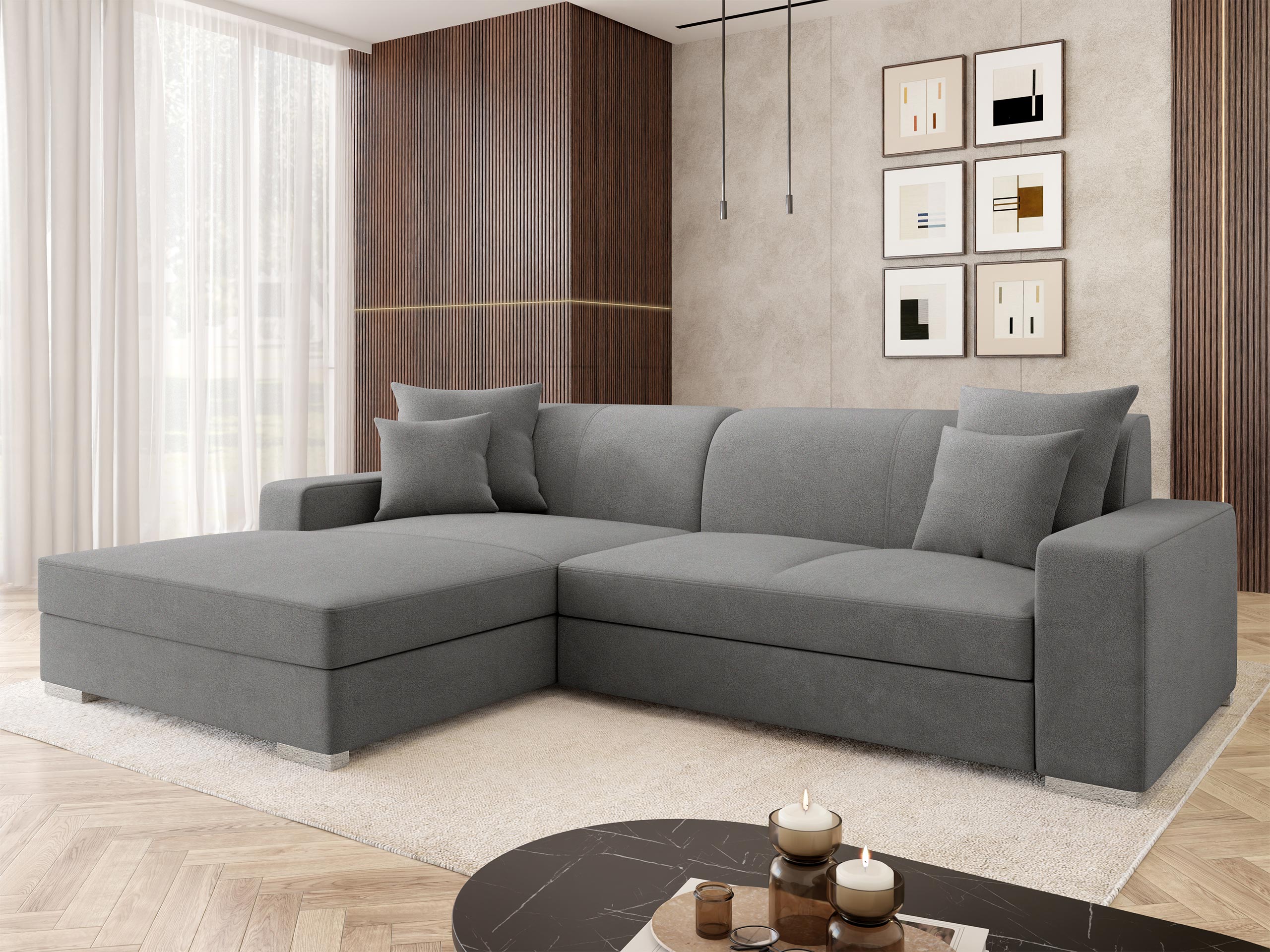 Γωνιακός Καναπές Kingsport 118 (Velo 635)
