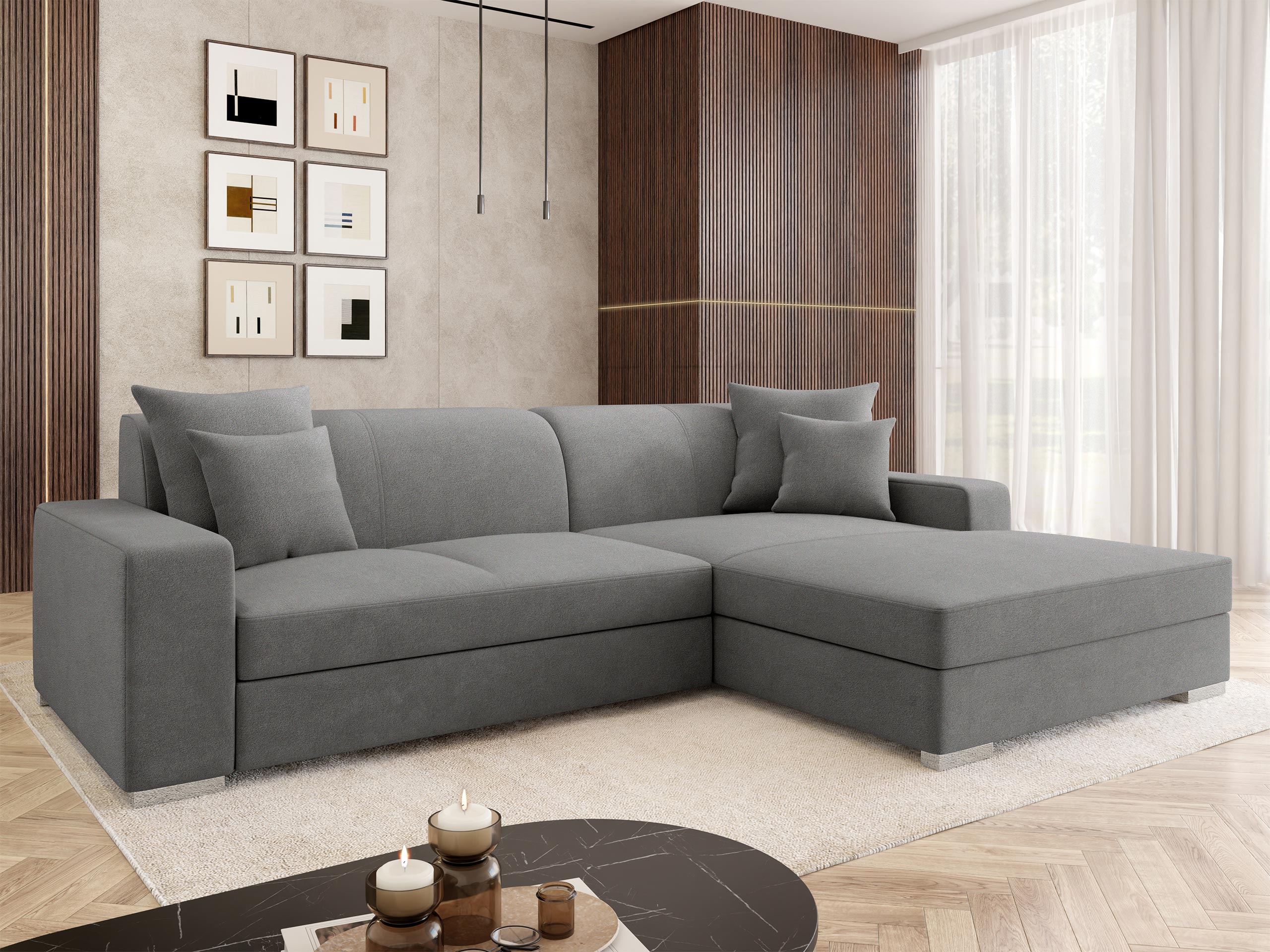 Γωνιακός Καναπές Kingsport 118 (Velo 635)