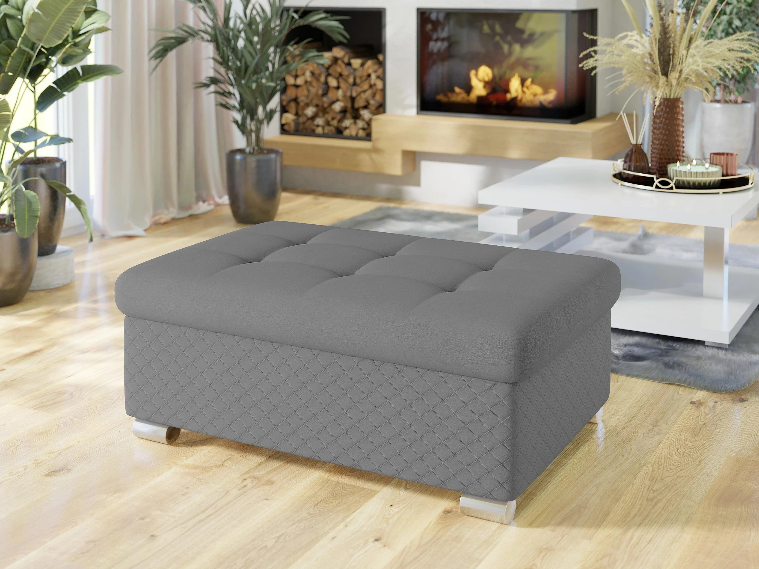 Ταμπουρέ Comfivo Gemma I (Uttario Velvet 2972-U03 + Uttario Velvet 2972)
