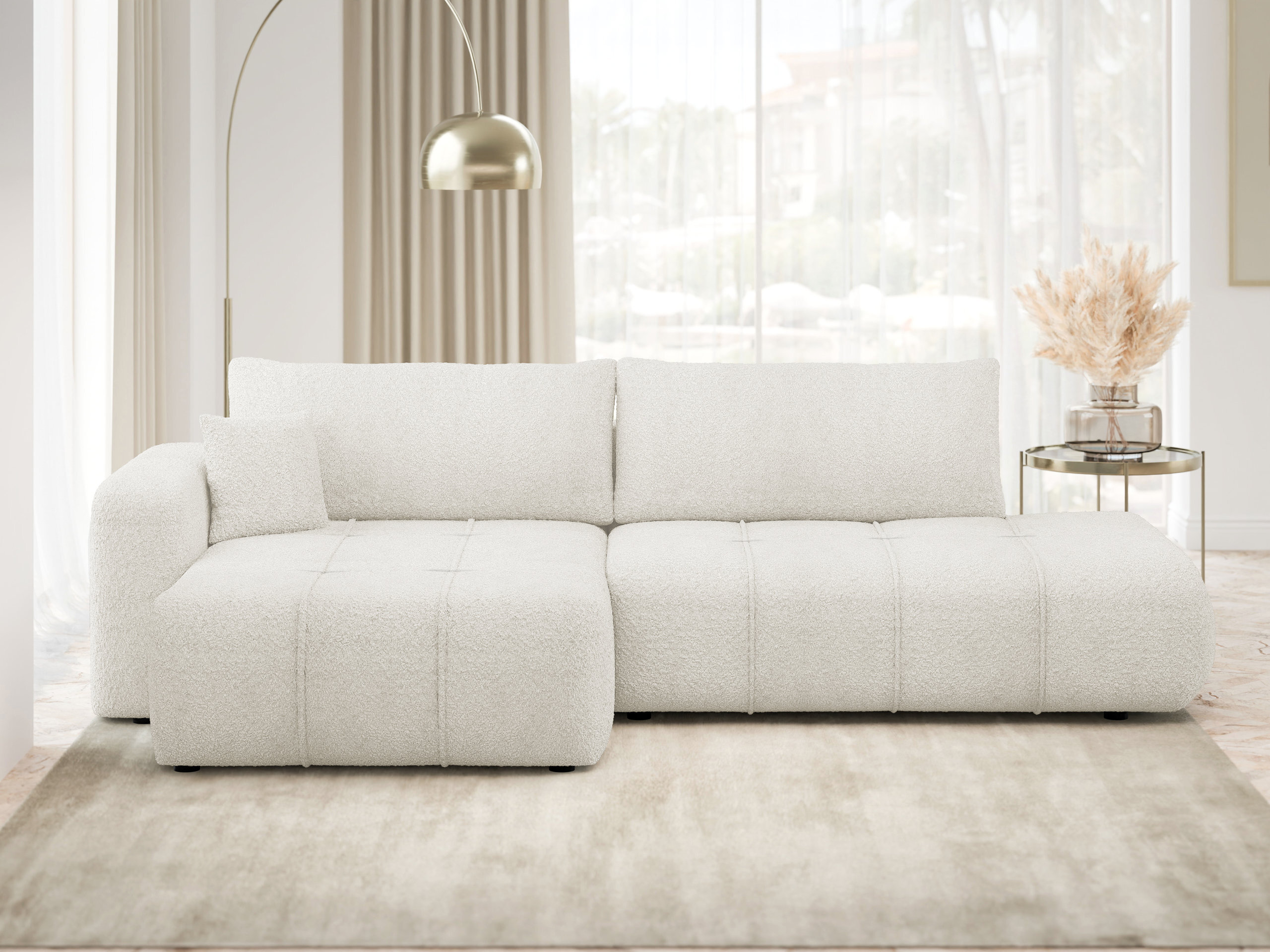 Γωνιακός Καναπές Comfivo Laurus III (Coral 15)