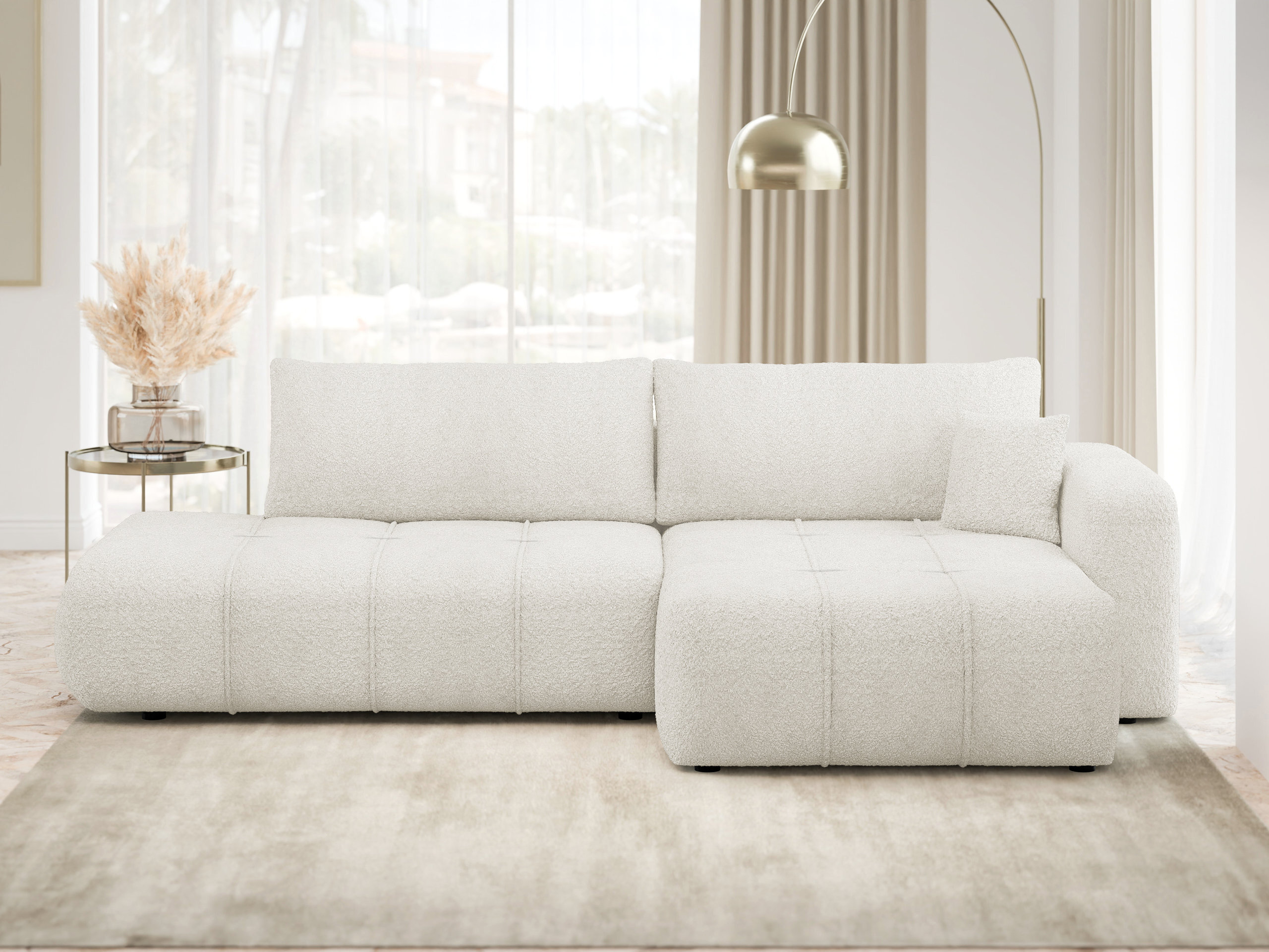 Γωνιακός Καναπές Comfivo Laurus III (Coral 15)