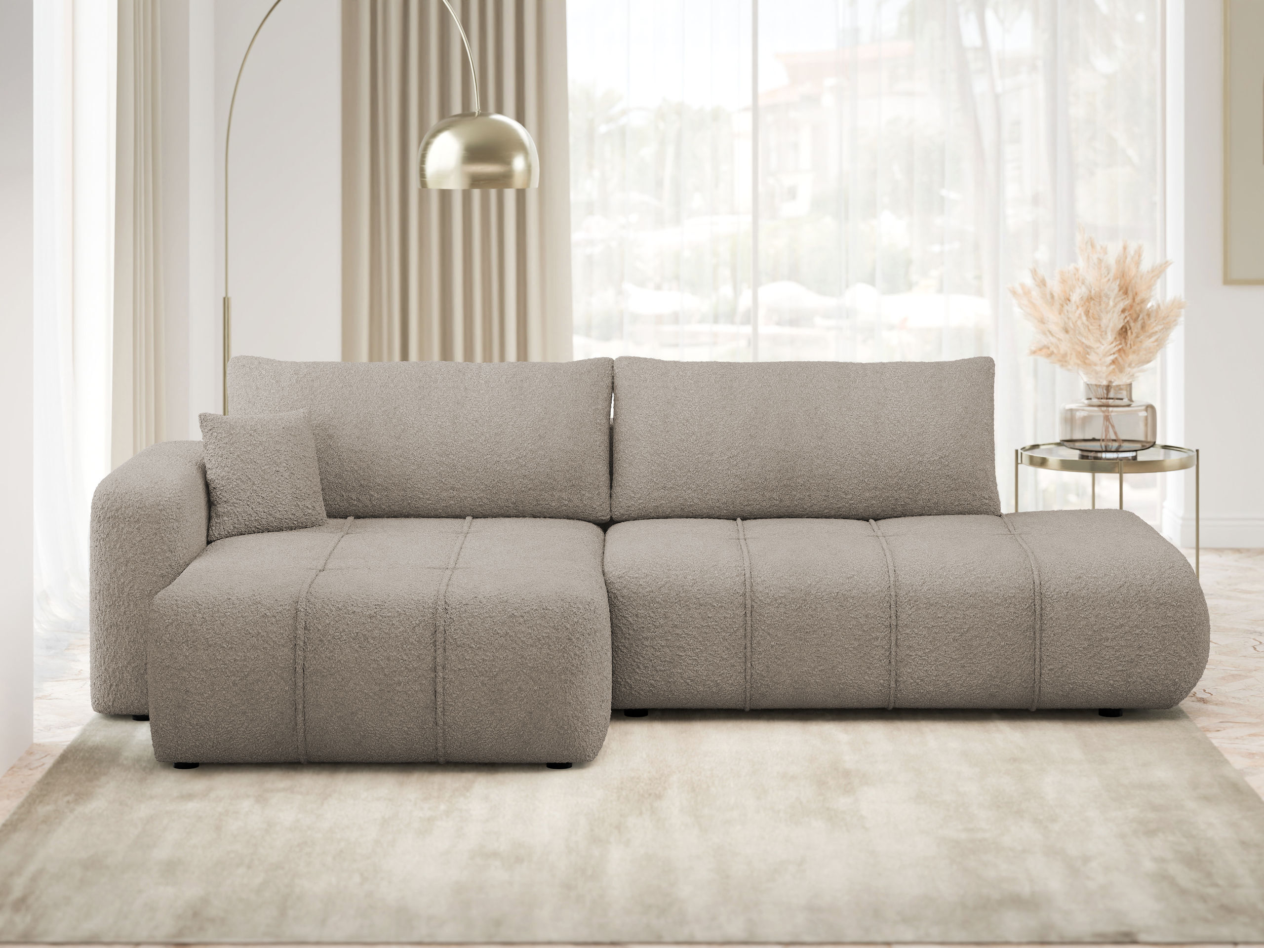 Γωνιακός Καναπές Comfivo Laurus III (Coral 50)