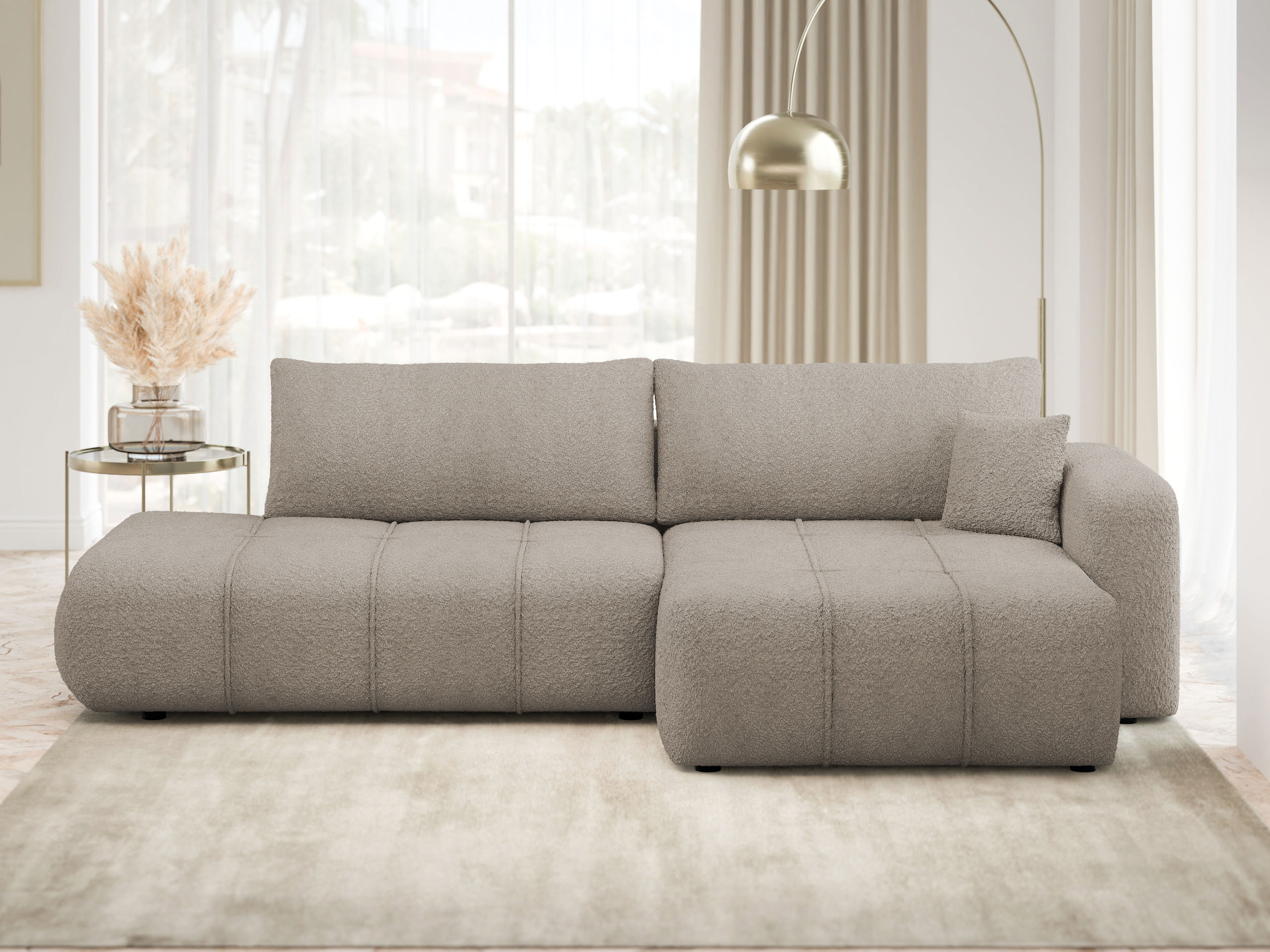 Γωνιακός Καναπές Comfivo Laurus III (Coral 50)