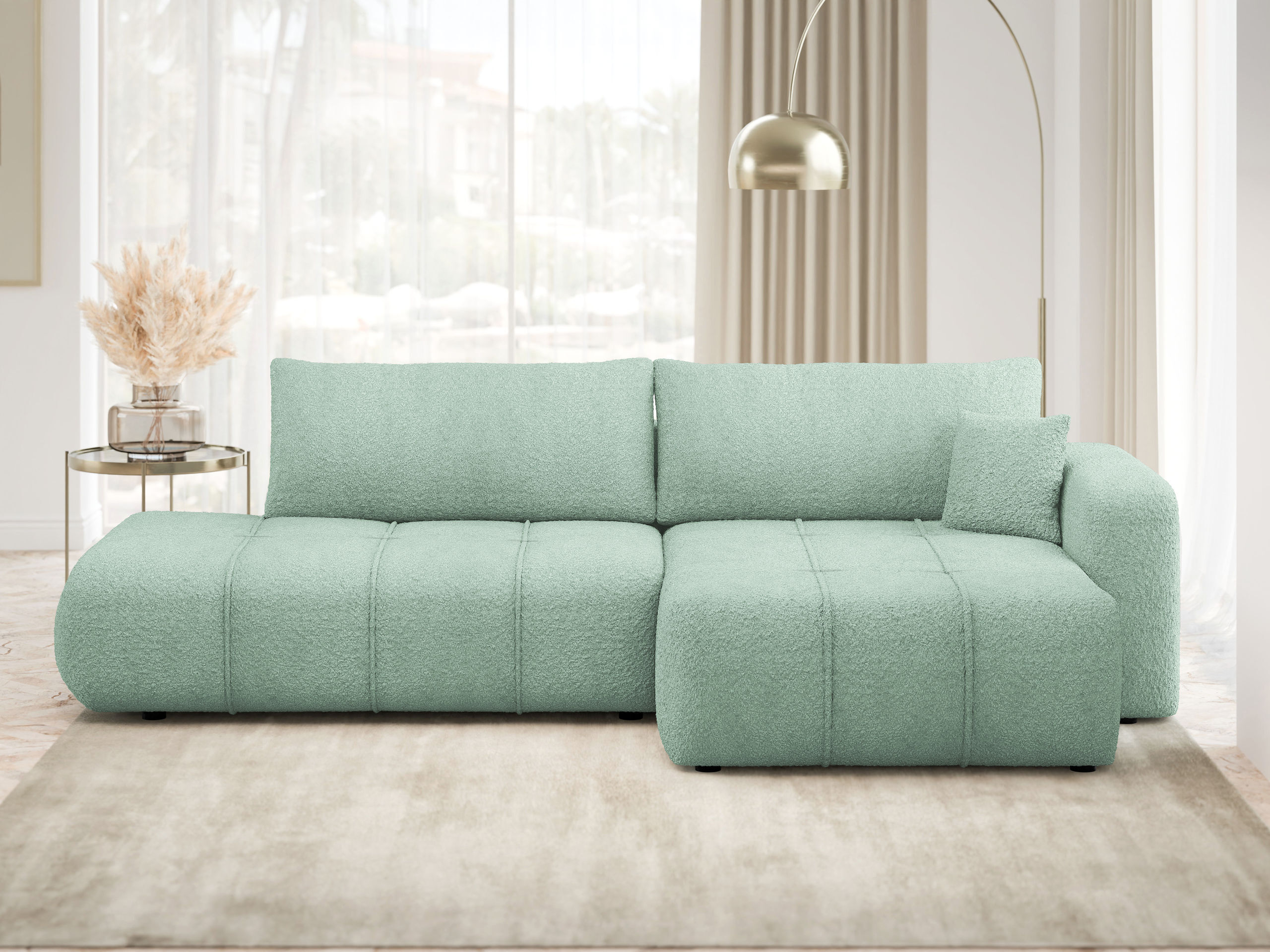 Γωνιακός Καναπές Comfivo Laurus III (Coral 55)