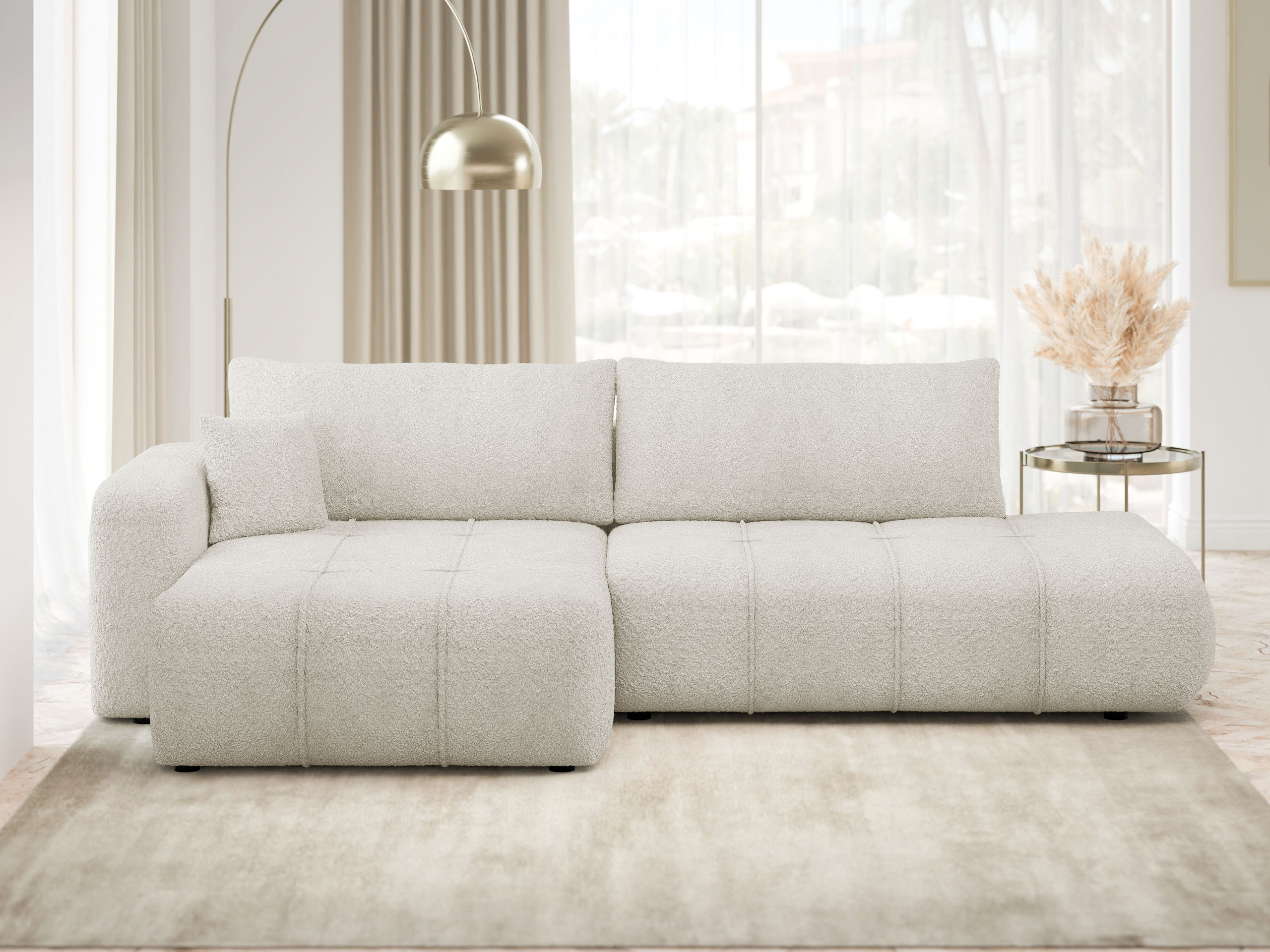 Γωνιακός Καναπές Comfivo Laurus III (Coral 65)