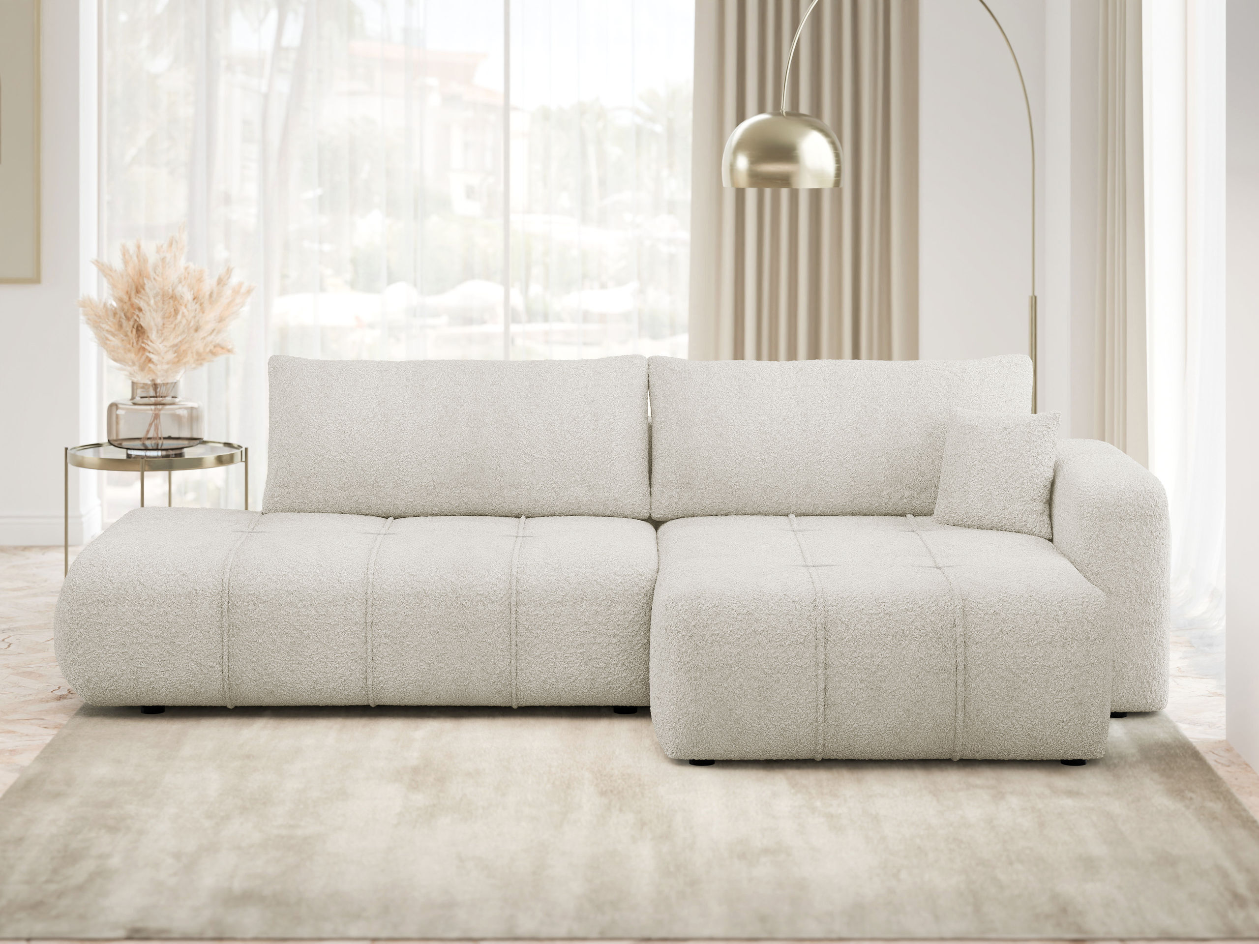Γωνιακός Καναπές Comfivo Laurus III (Coral 65)