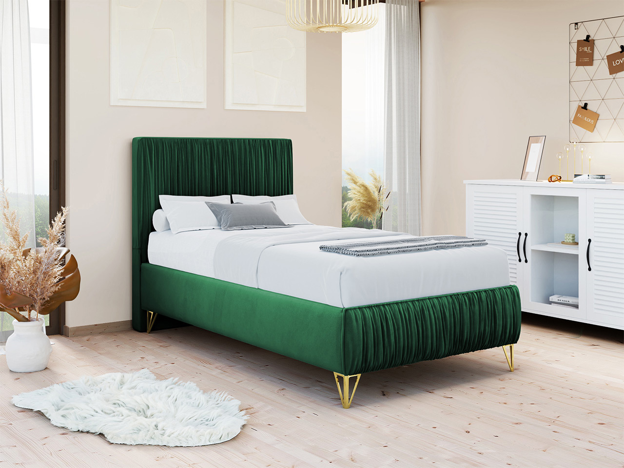 Κρεβάτι Logan 112 (Amor Velvet 4311)