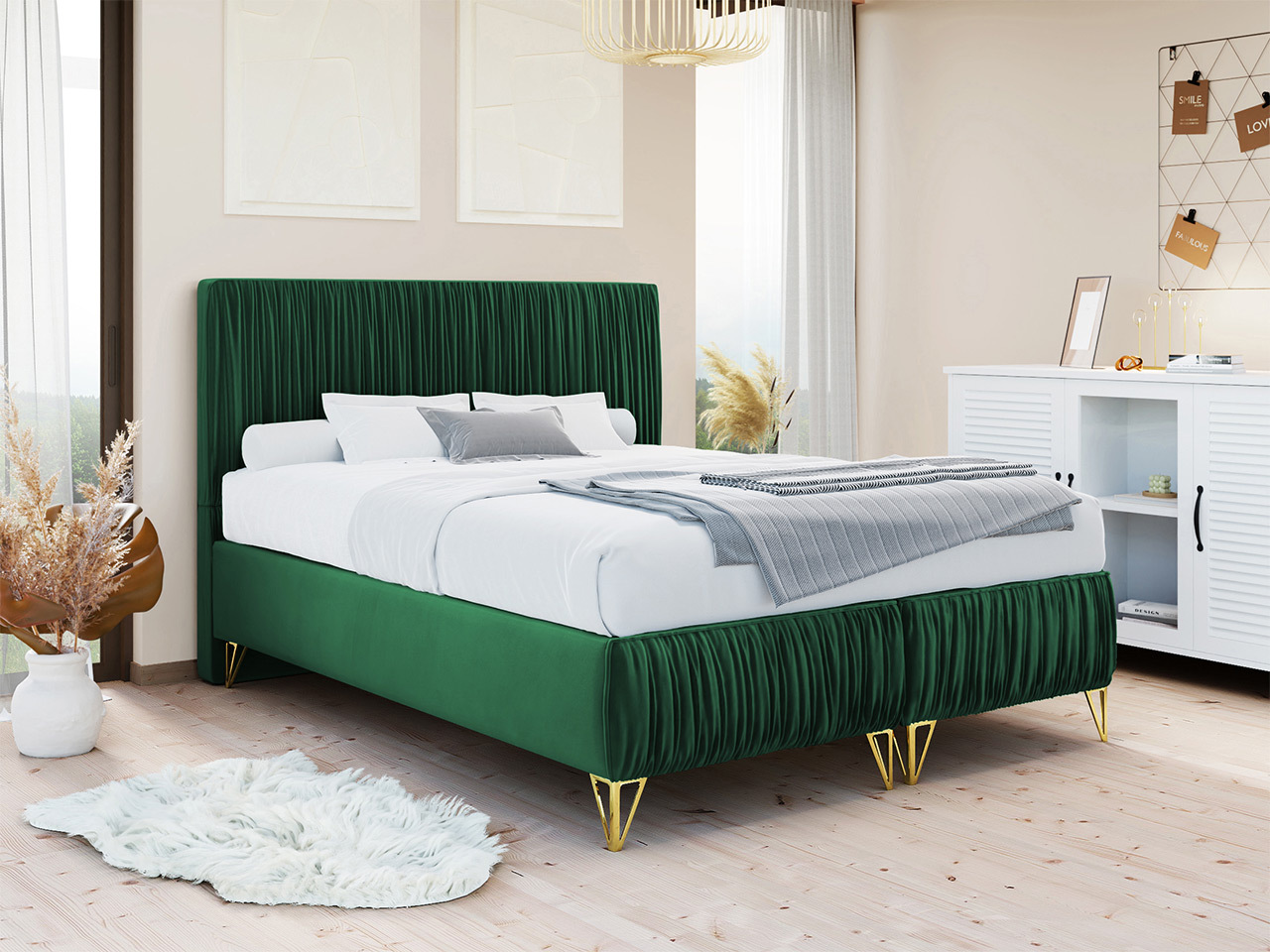 Κρεβάτι Logan 112 (Amor Velvet 4311)