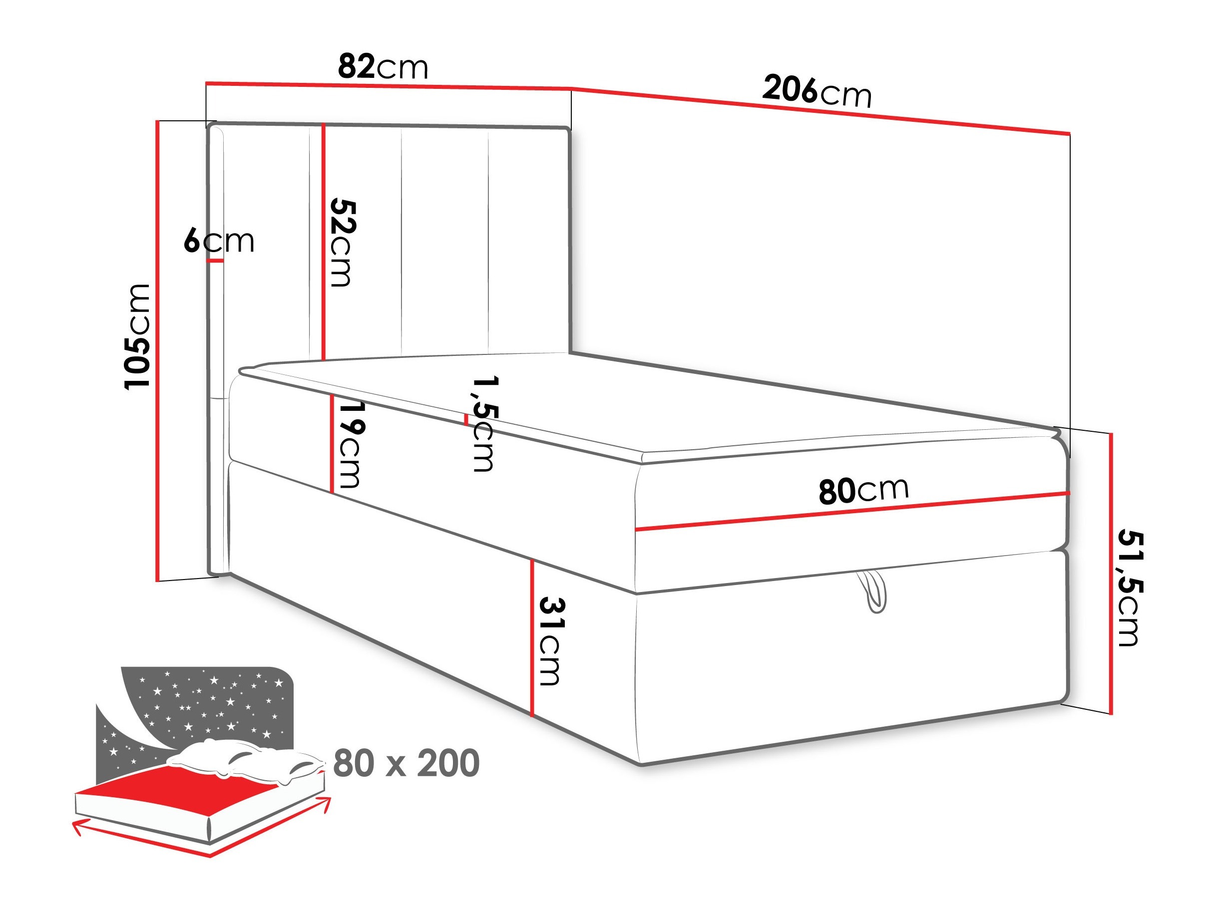 Κρεβάτι continental Oppidum I (Lambi 08)