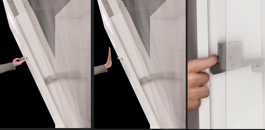 Κρεβάτι τοίχου Concept Pro Lenart III (Άσπρο)