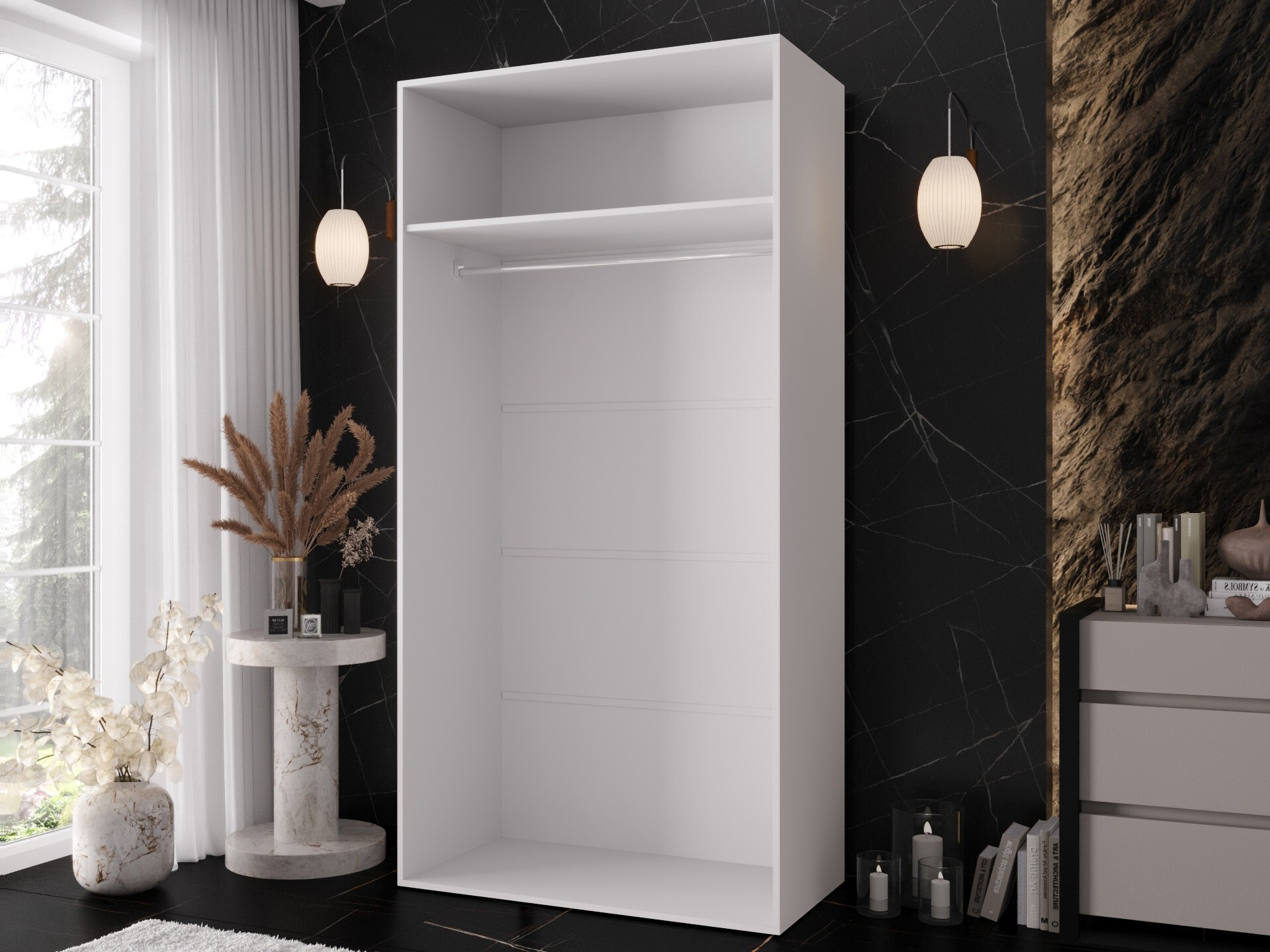 Ντουλάπα Hartford 639 (Άσπρο)
