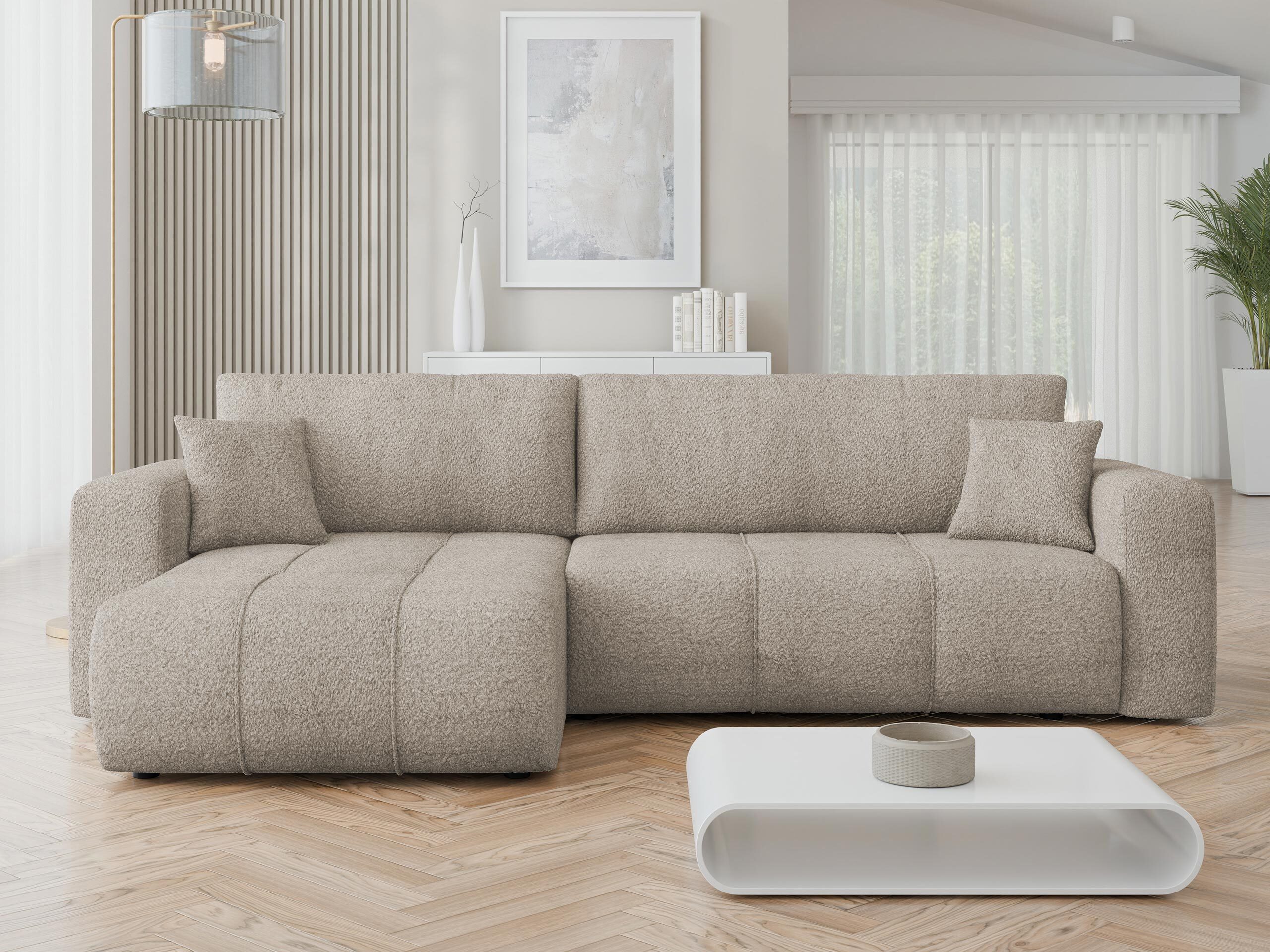 Γωνιακός Καναπές Comfivo Laurus I (Coral 50)