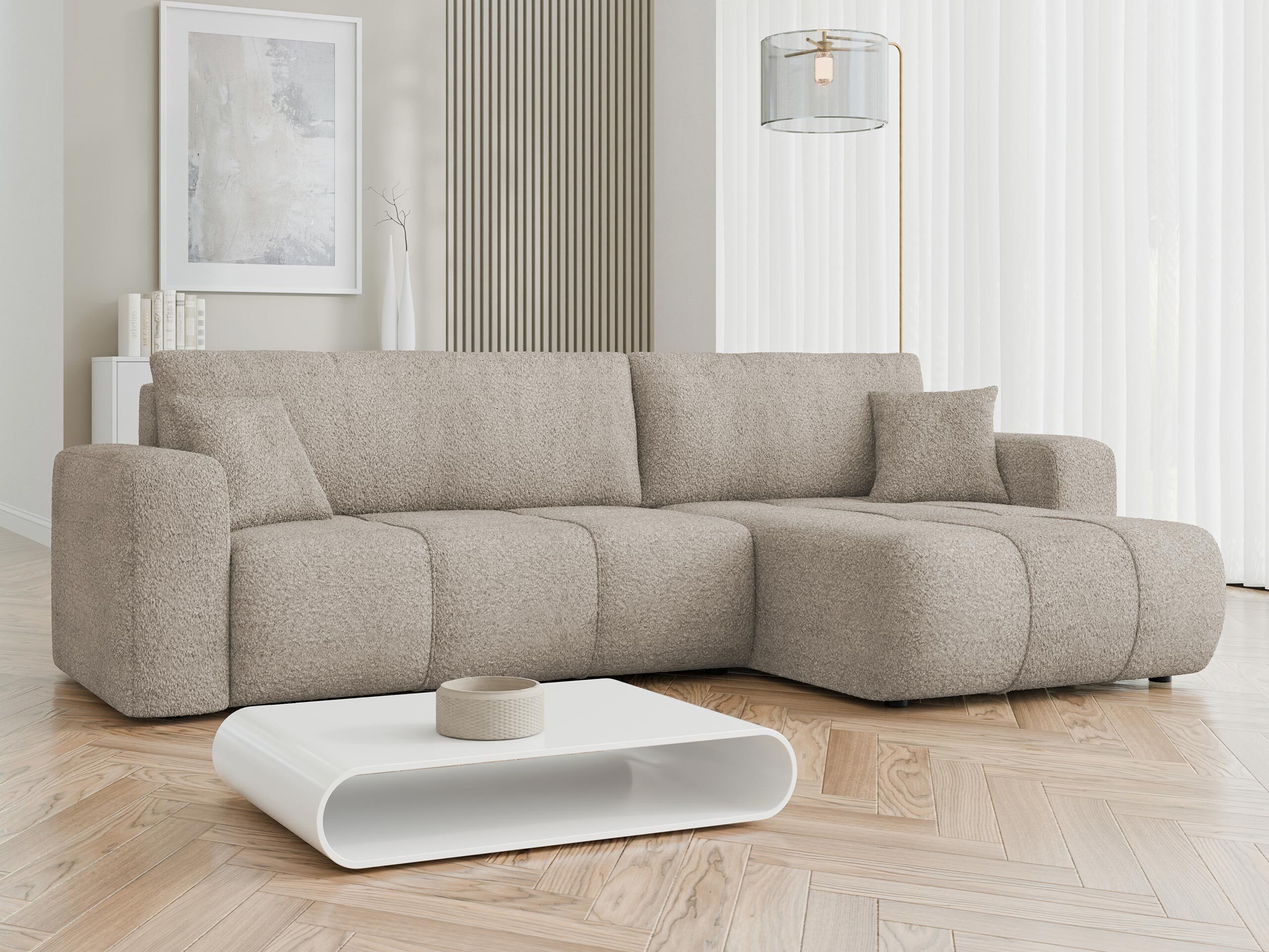 Γωνιακός Καναπές Comfivo Laurus I (Coral 50)