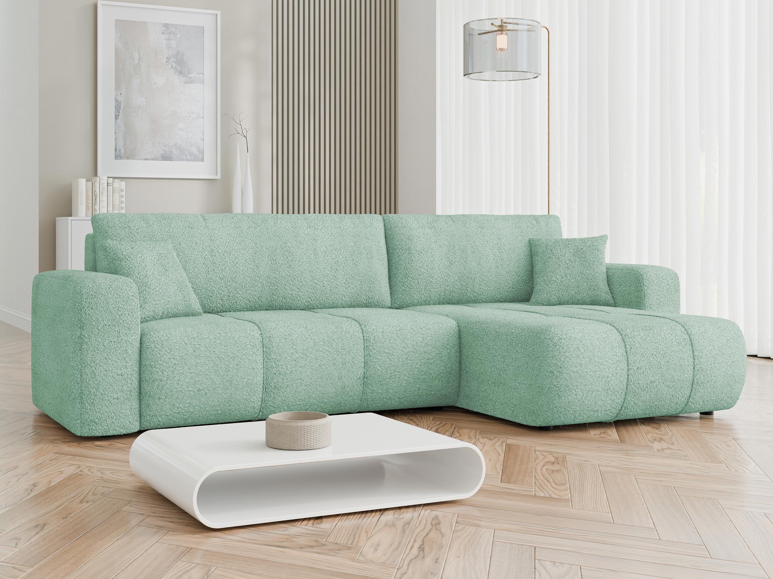 Γωνιακός Καναπές Comfivo Laurus I (Coral 55)