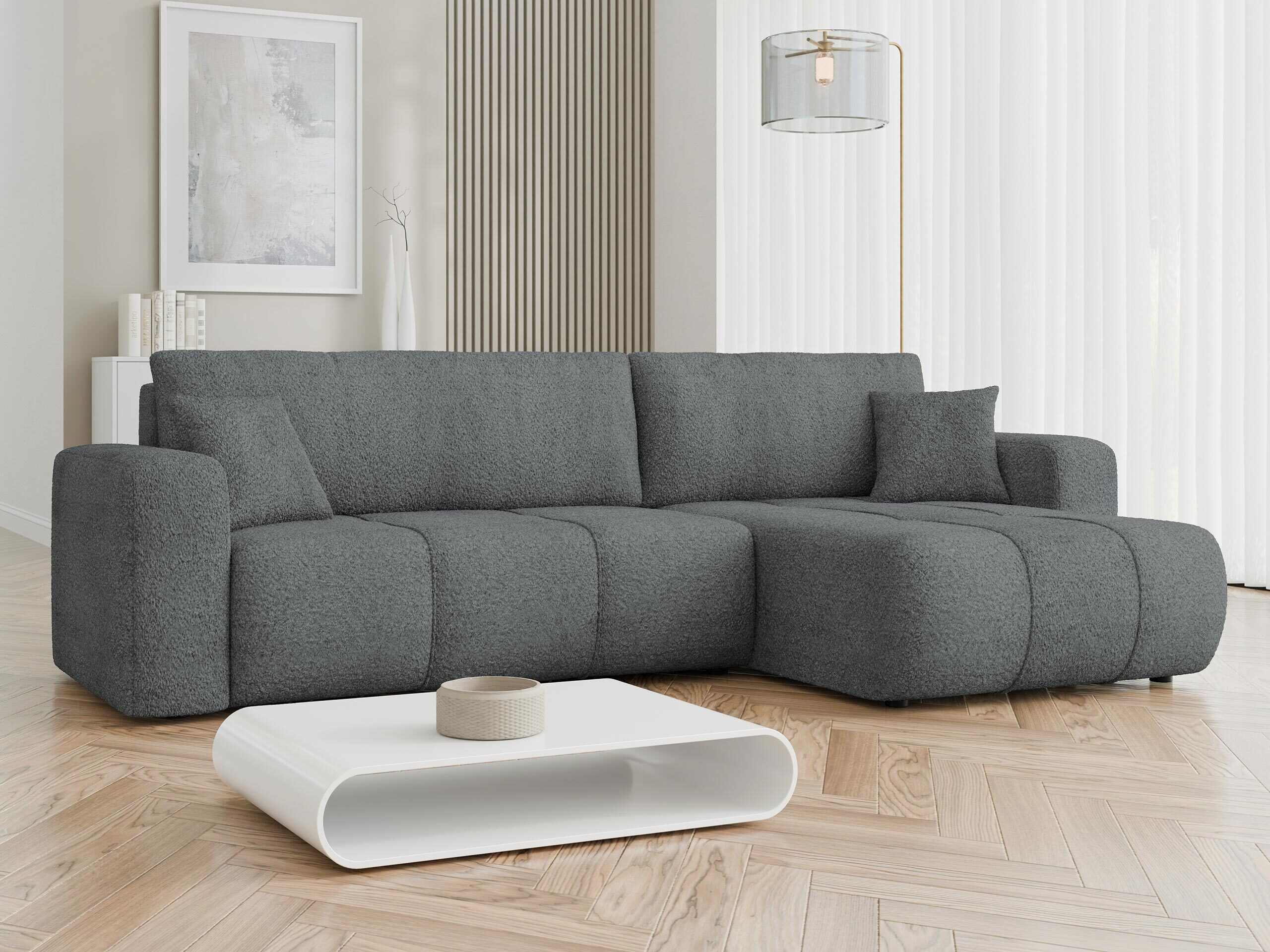 Γωνιακός Καναπές Comfivo Laurus I (Coral 80)
