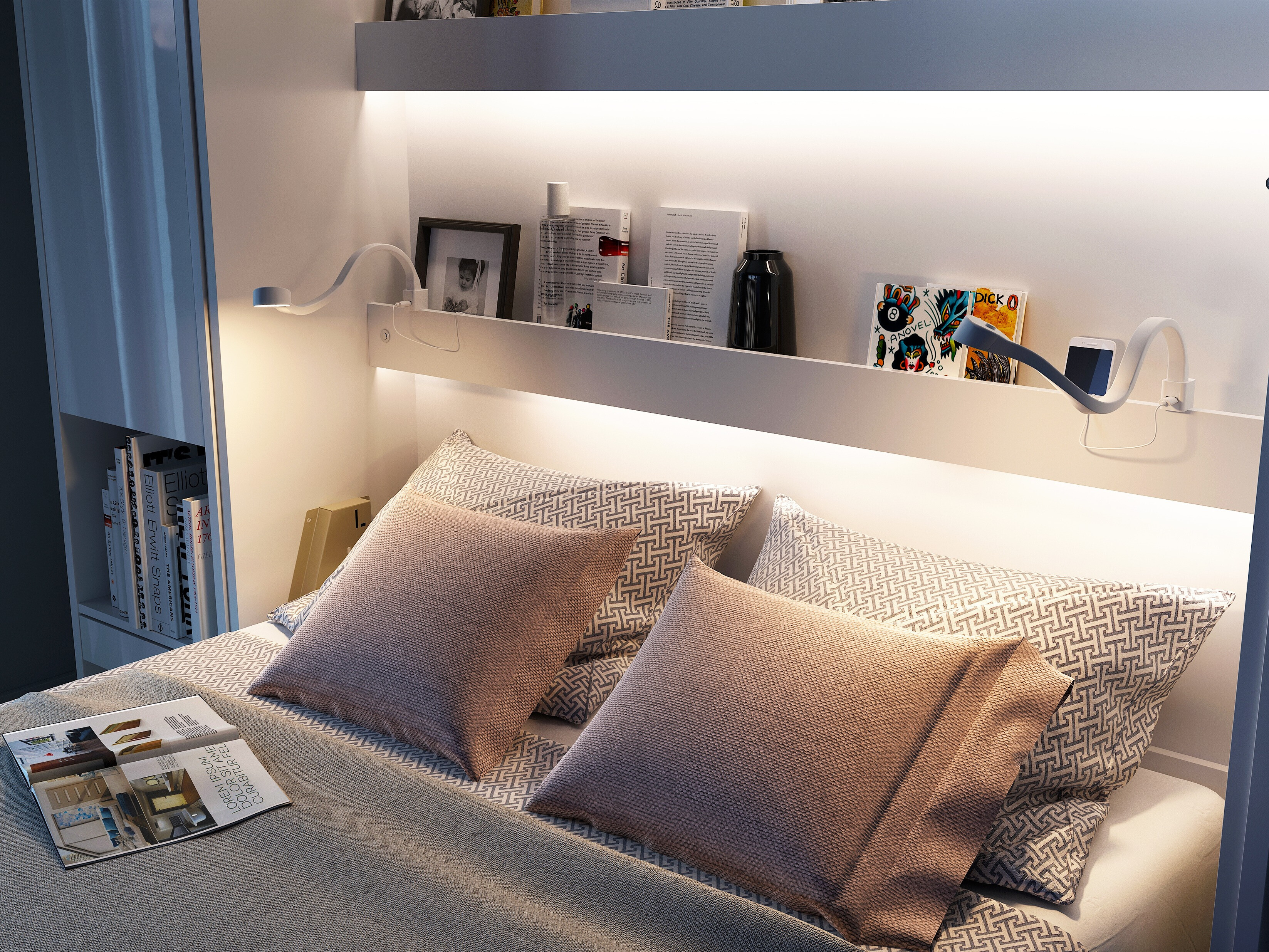 Σετ επίπλων Concept Lenart X (Γκρι)