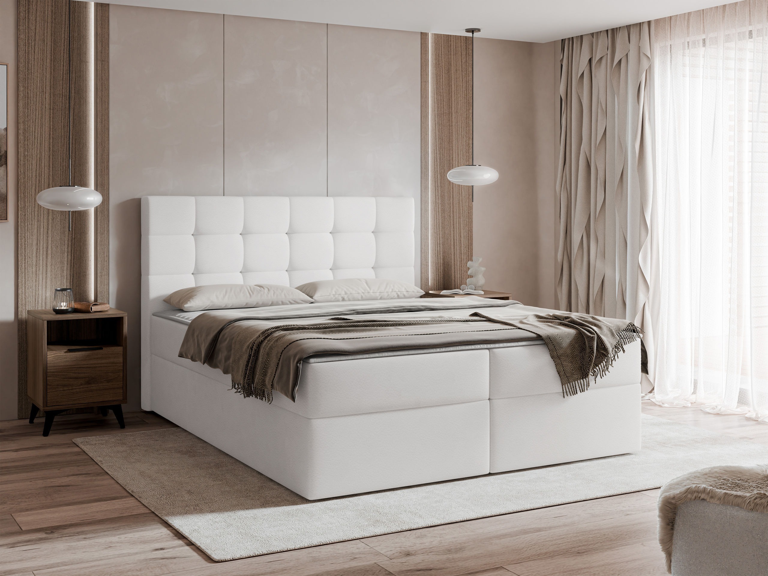 Κρεβάτι continental Comfivo Osculum I (Soft 017)
