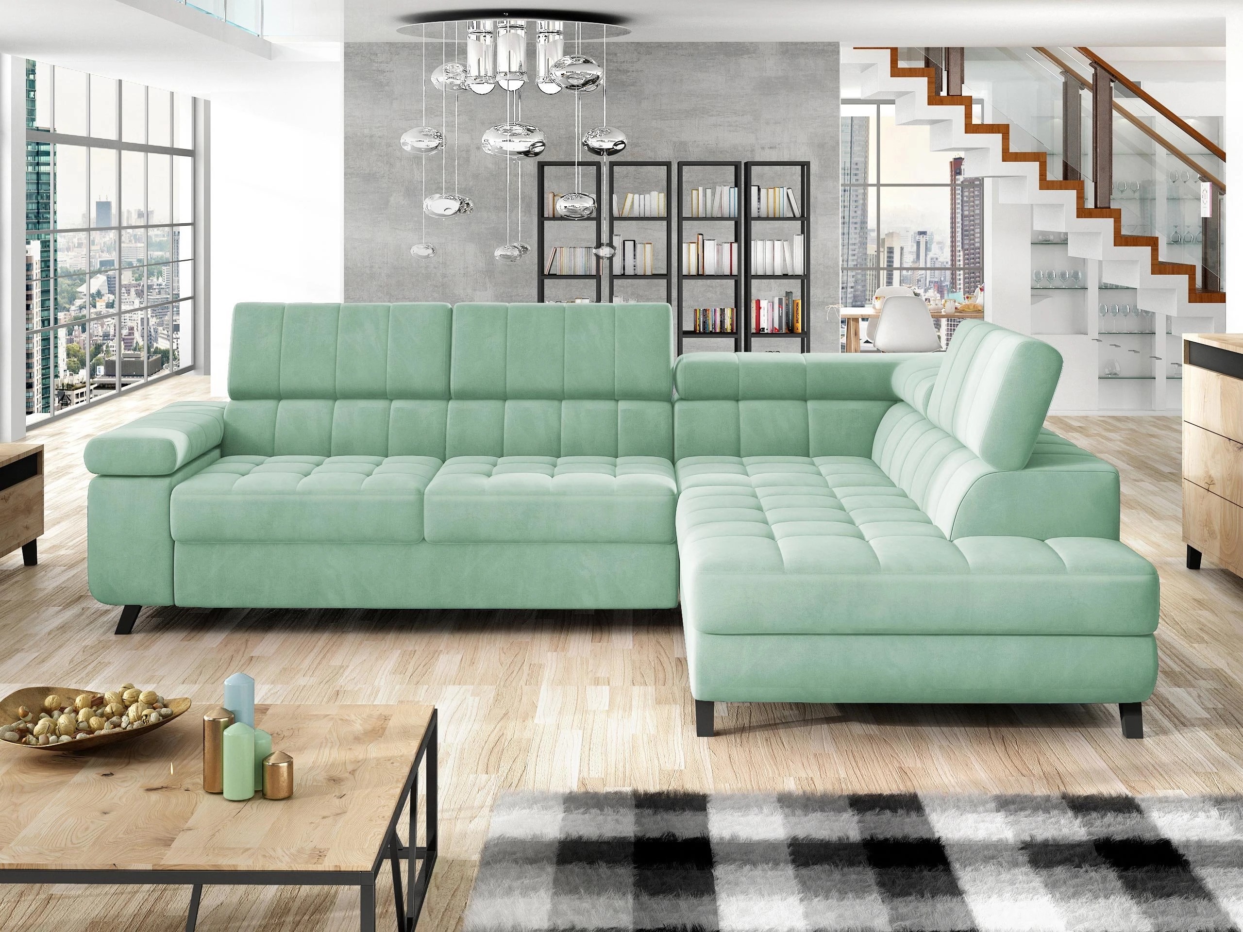 Γωνιακός Καναπές Comfivo Agnus (Magic Velvet 2227)