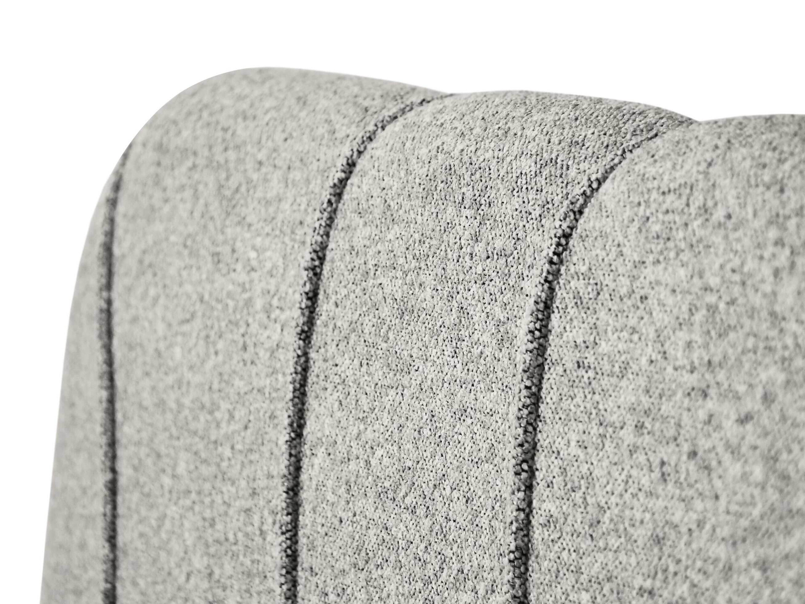 Κρεβάτι continental Norman 127 (Γκρι καφέ)