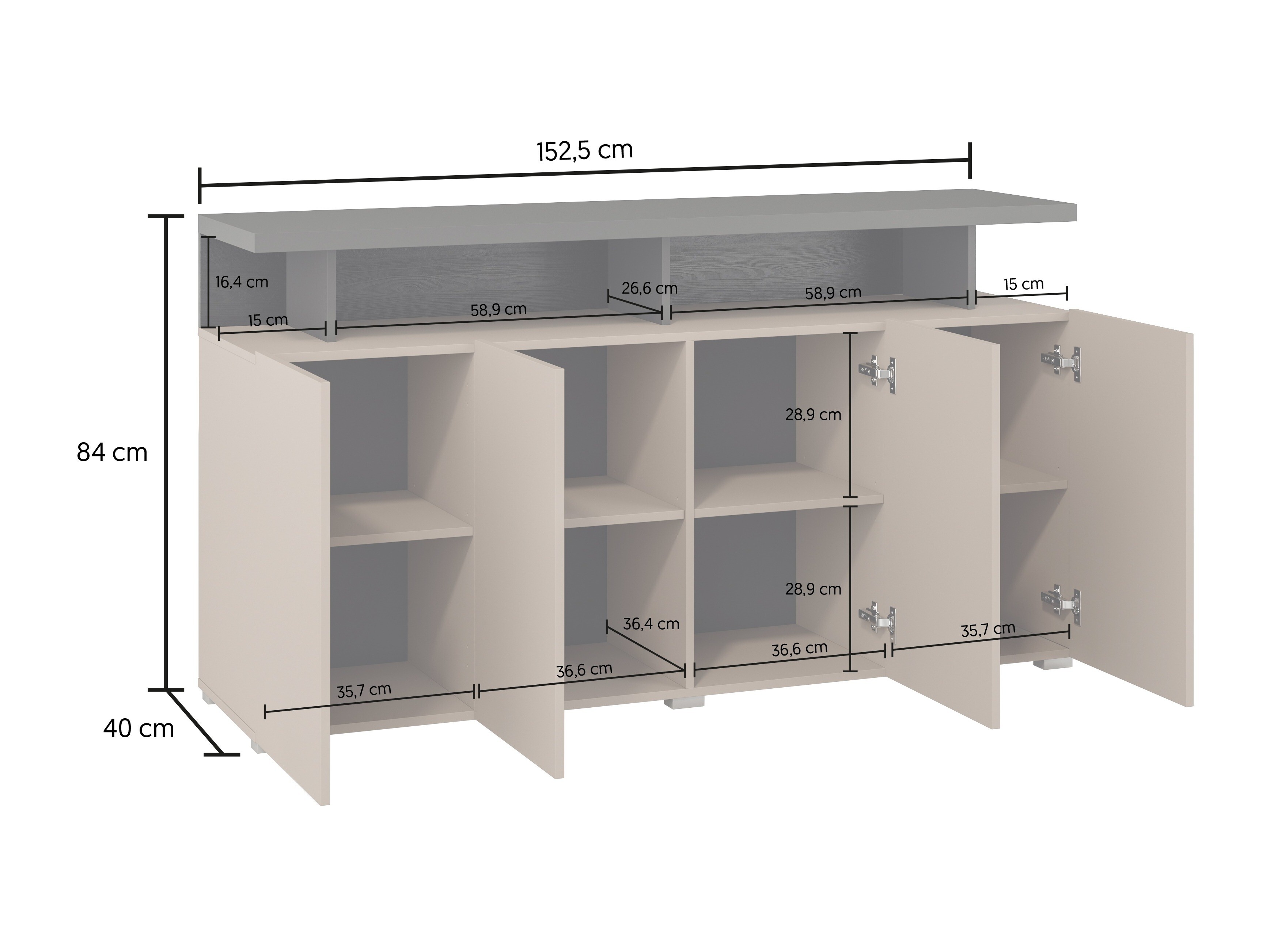 Σετ επίπλων σαλονιού Virvele 103 (Congo + Ανθρακί)