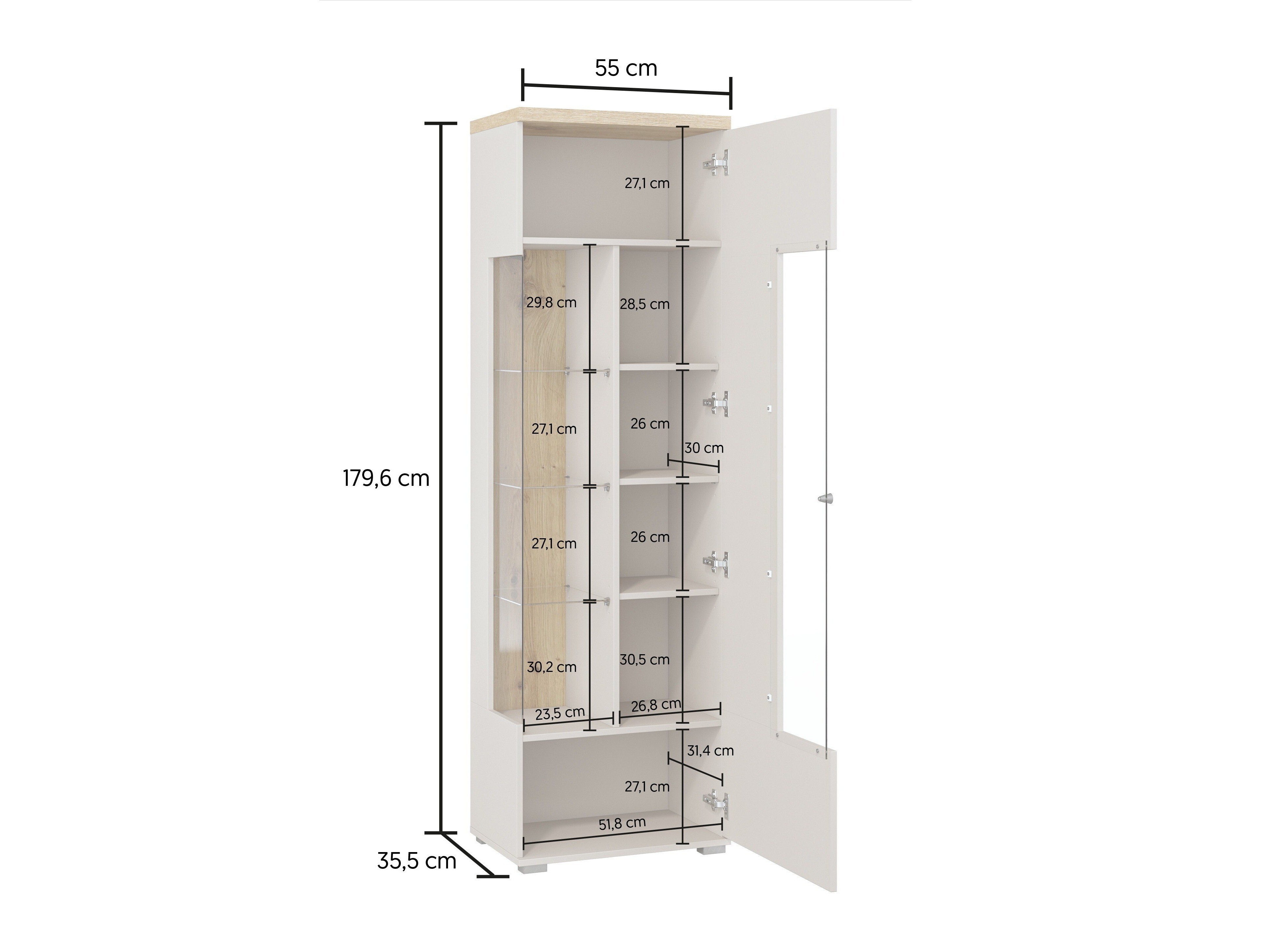Βιβλιοθήκη Virvele 102 (Κασμίρι + Ελαφριά δρυς)