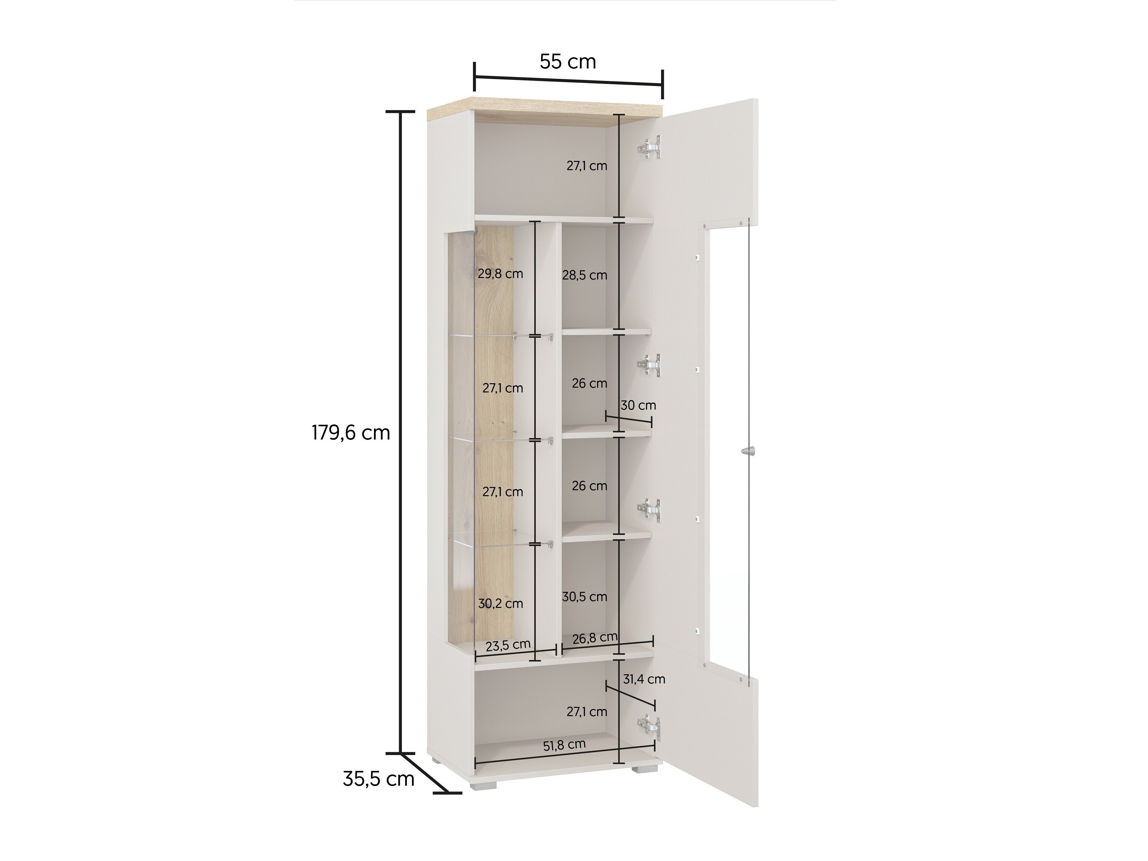 Βιβλιοθήκη Virvele 102 (Κασμίρι + Ελαφριά δρυς)