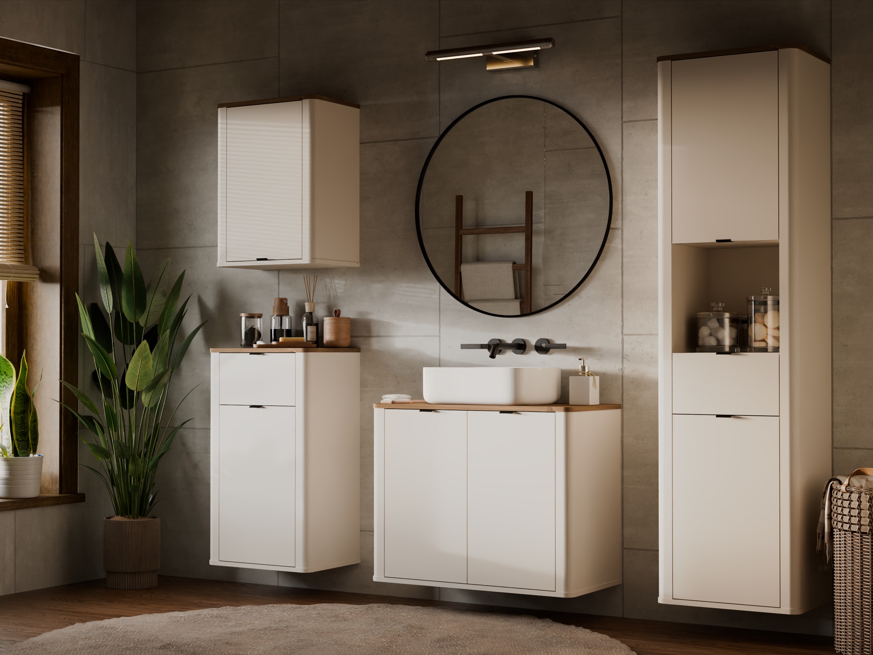 Επιτοίχιο ντουλάπι μπάνιου Soavie 111