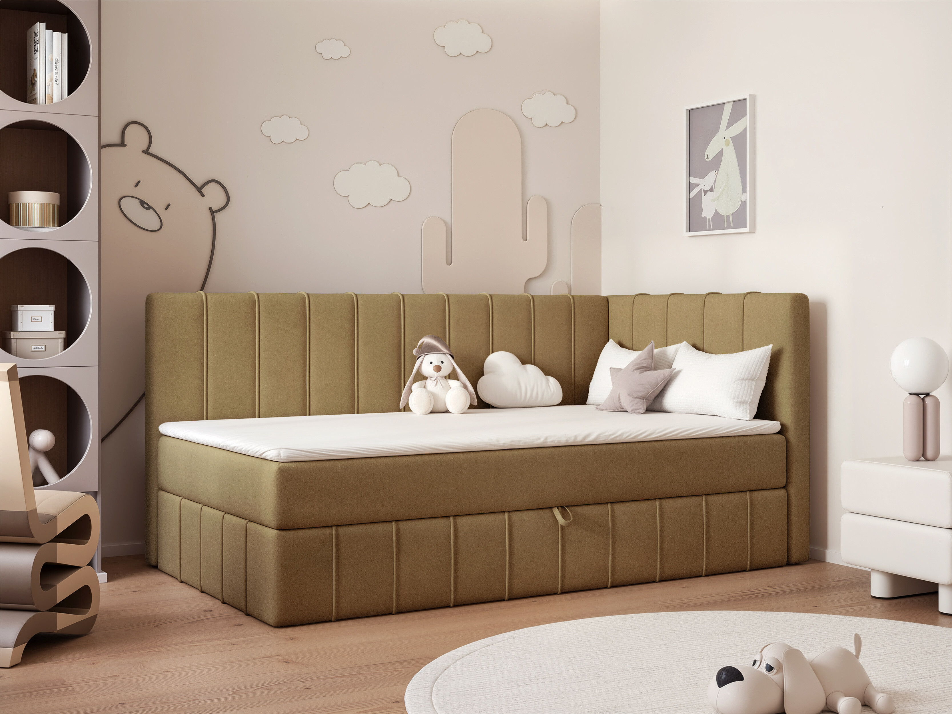 Κρεβάτι Martinez 136 (Smart Velvet 21630)
