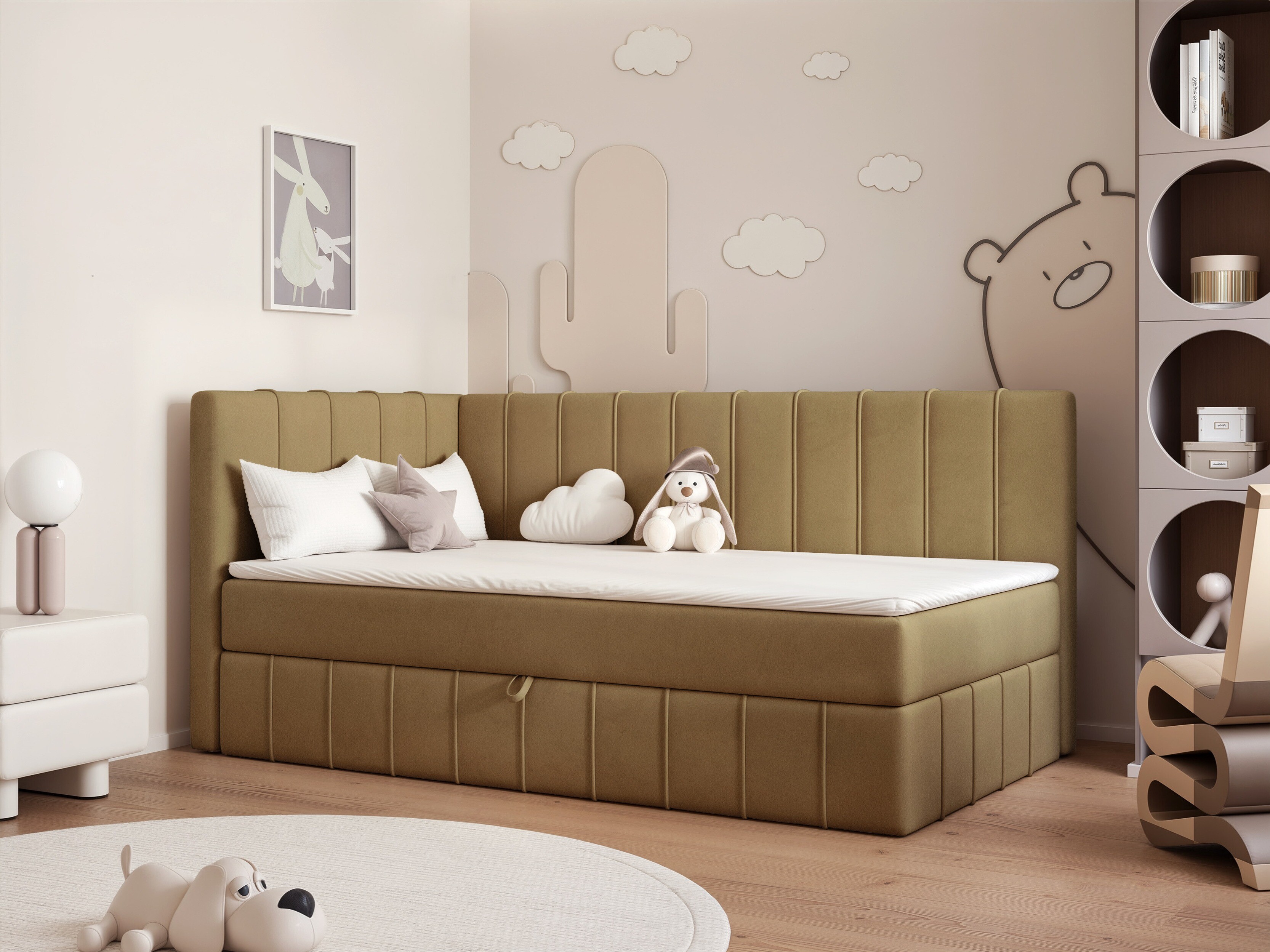 Κρεβάτι Martinez 136 (Smart Velvet 21630)