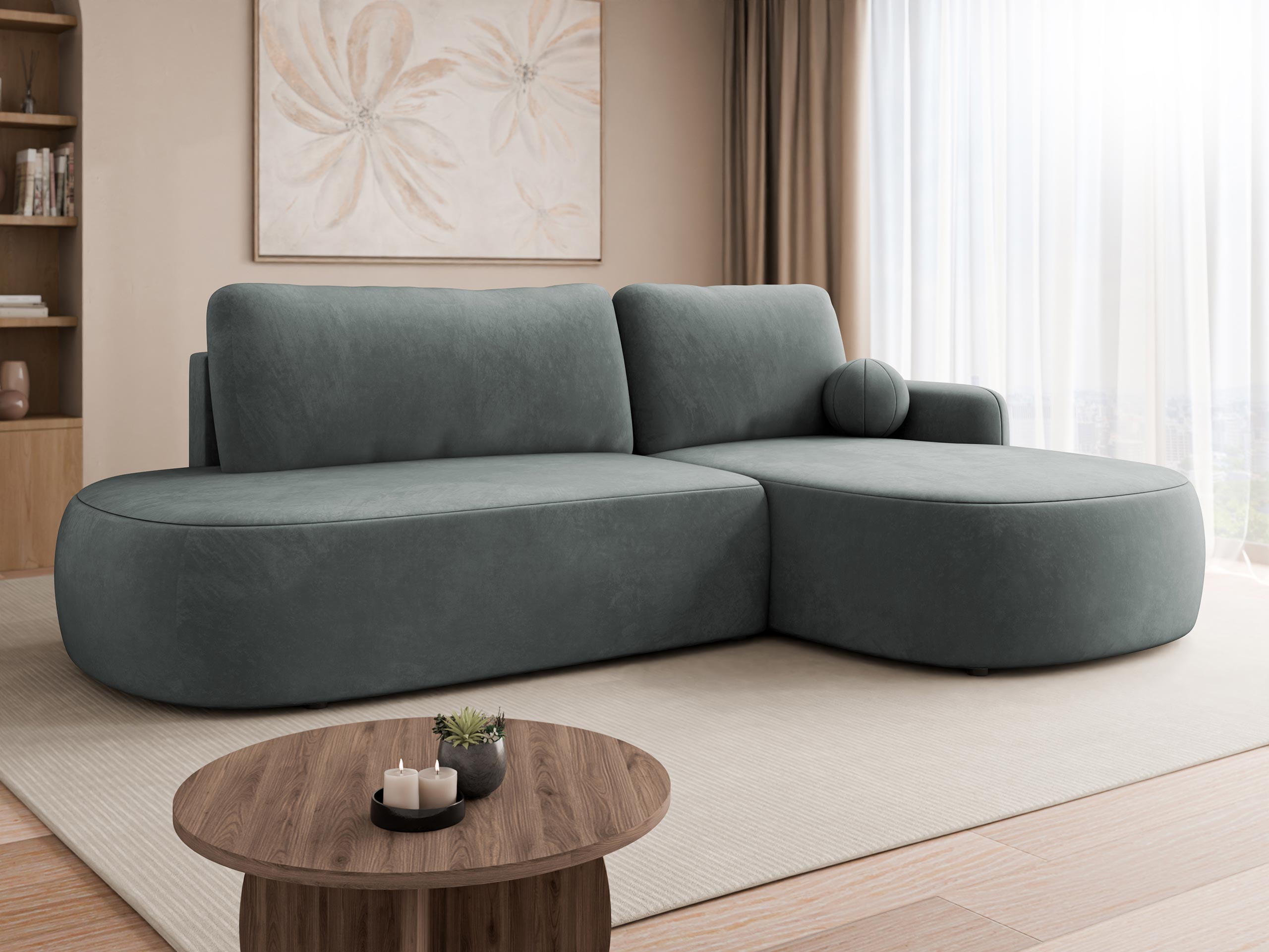 Γωνιακός Καναπές Comfivo Popis I (Magic Velvet 2217)