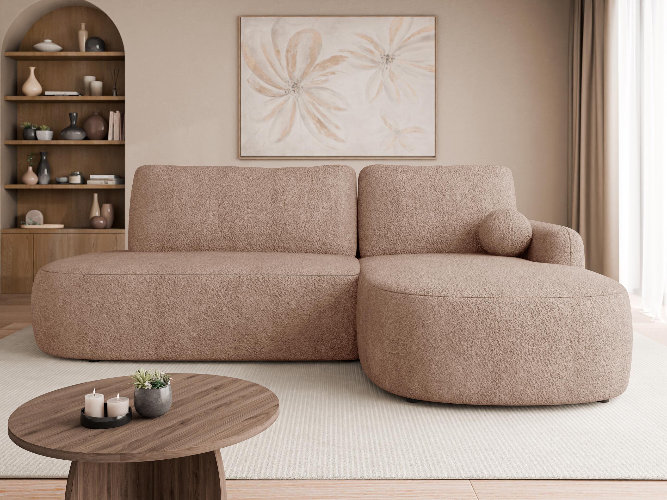 Γωνιακός Καναπές Comfivo Popis I (Coral 45)