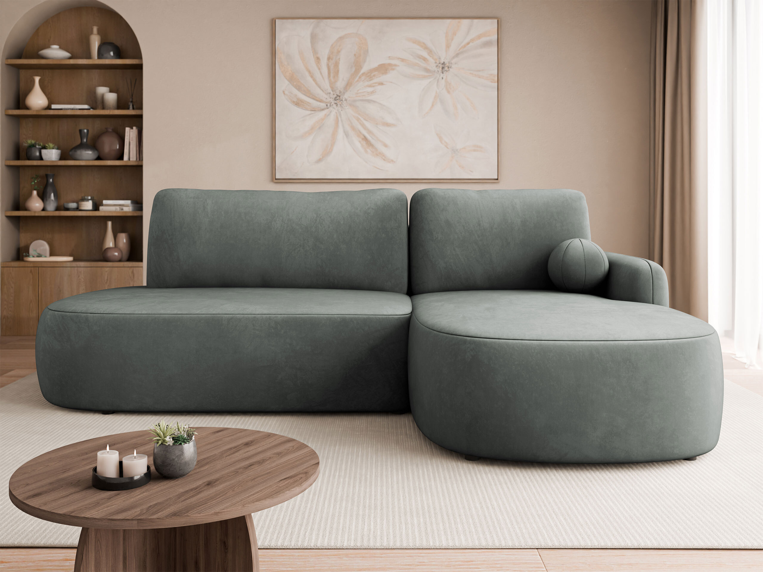 Γωνιακός Καναπές Comfivo Popis I (Magic Velvet 2217)