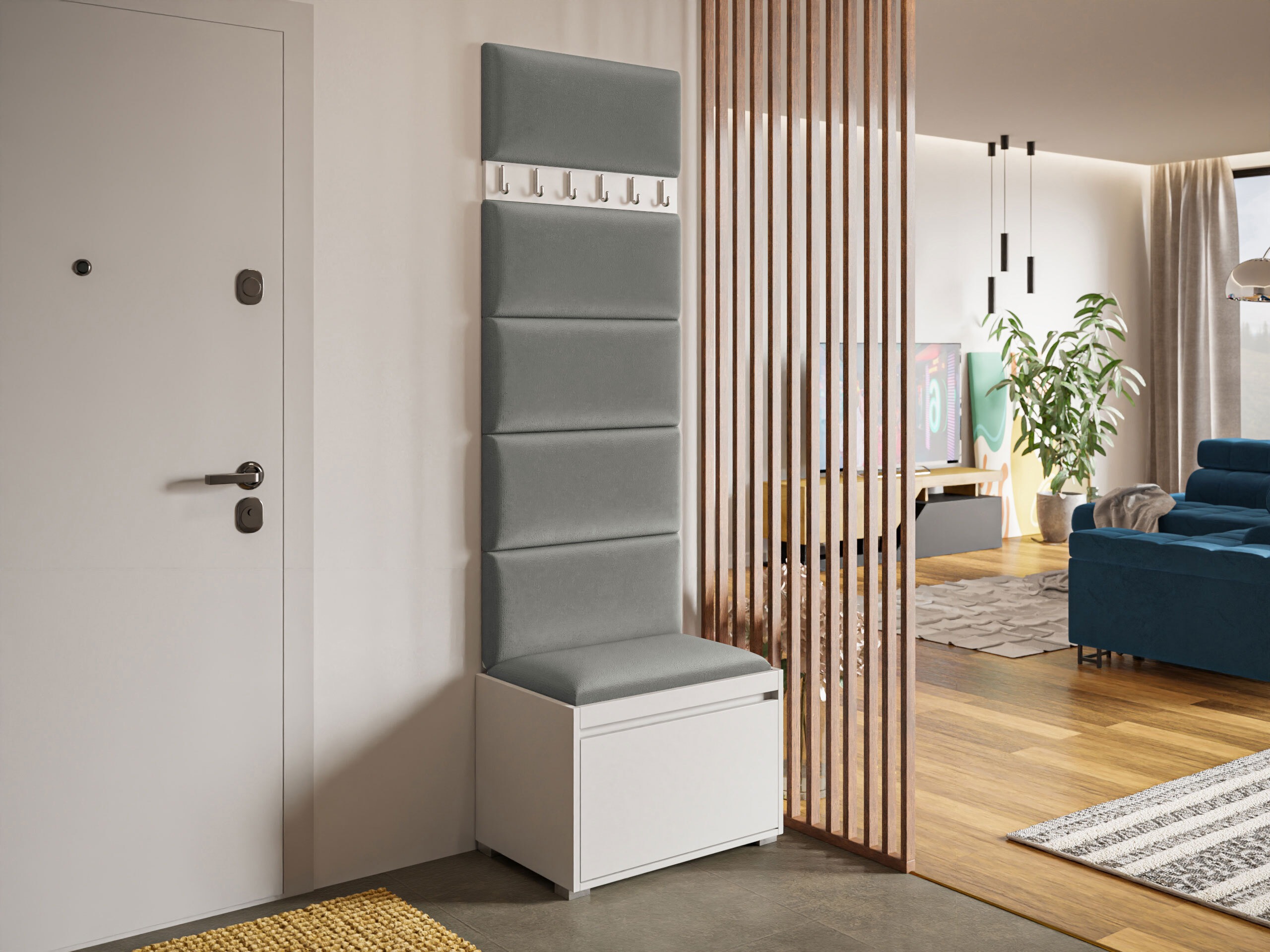 Σετ διαδρόμου Comfivo Pinus V (Άσπρο + Polo 894)
