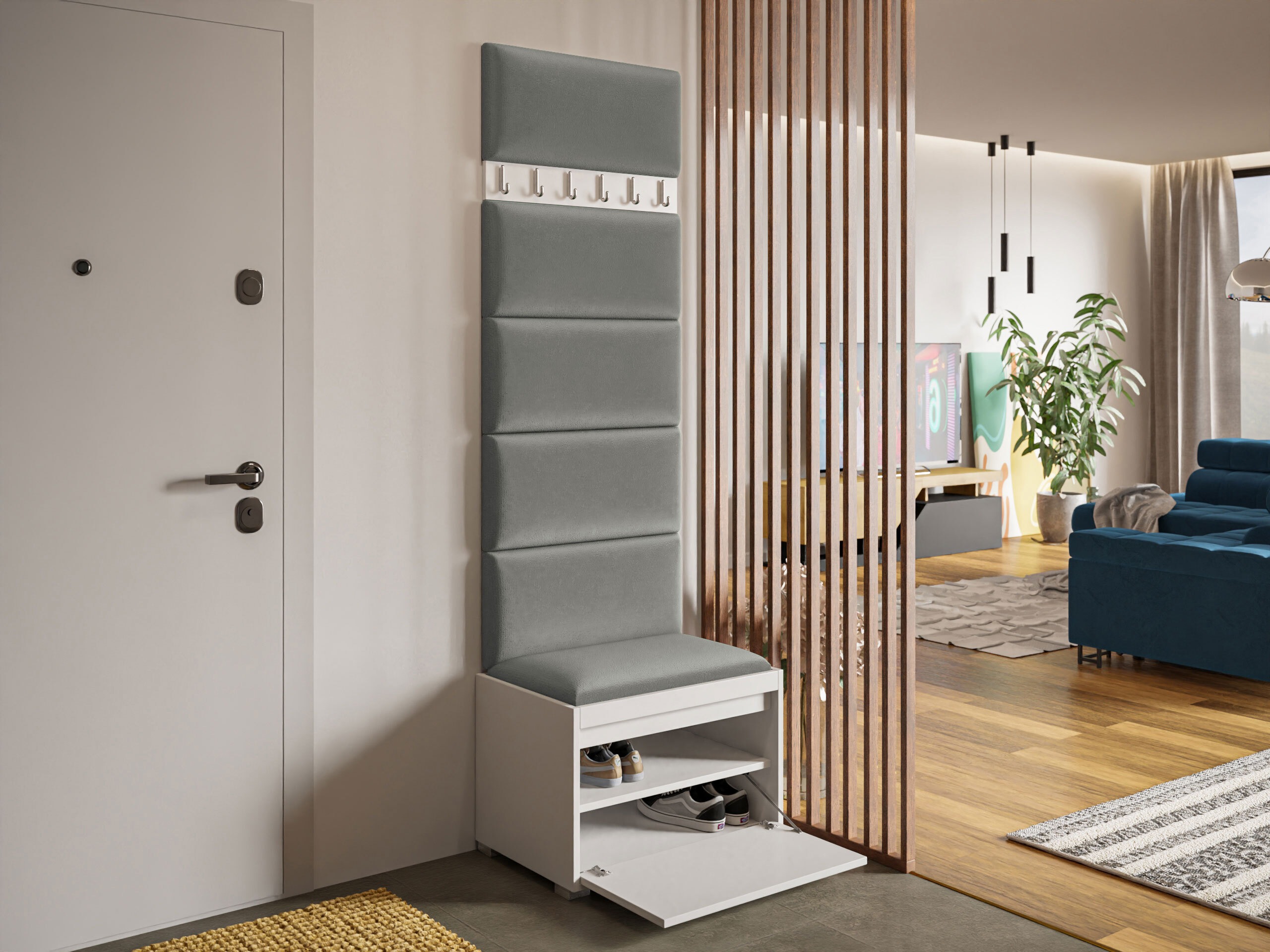 Σετ διαδρόμου Comfivo Pinus V (Άσπρο + Polo 894)