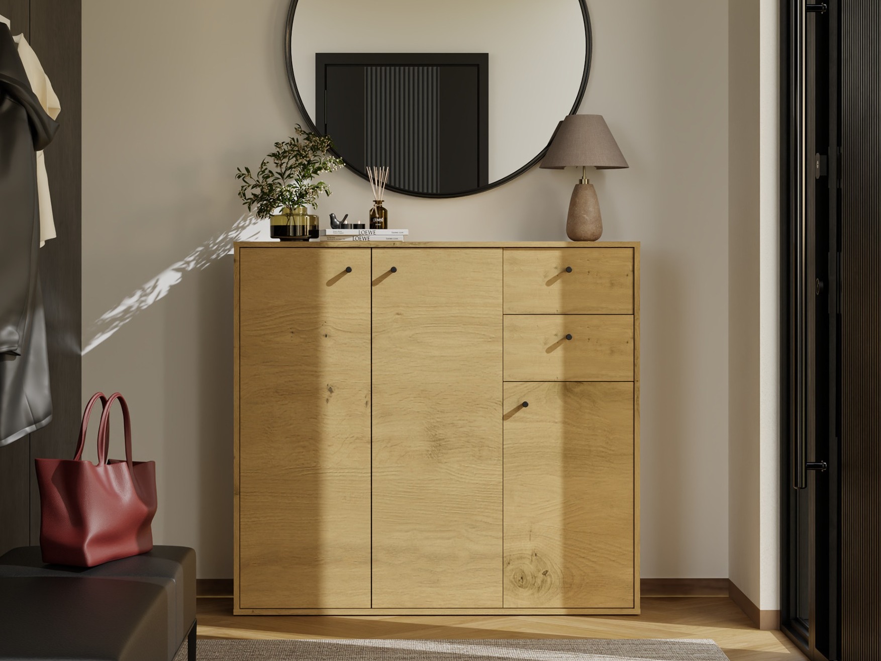 Συρταριέρα Mandeville 407 (Artisan βελανιδιά)
