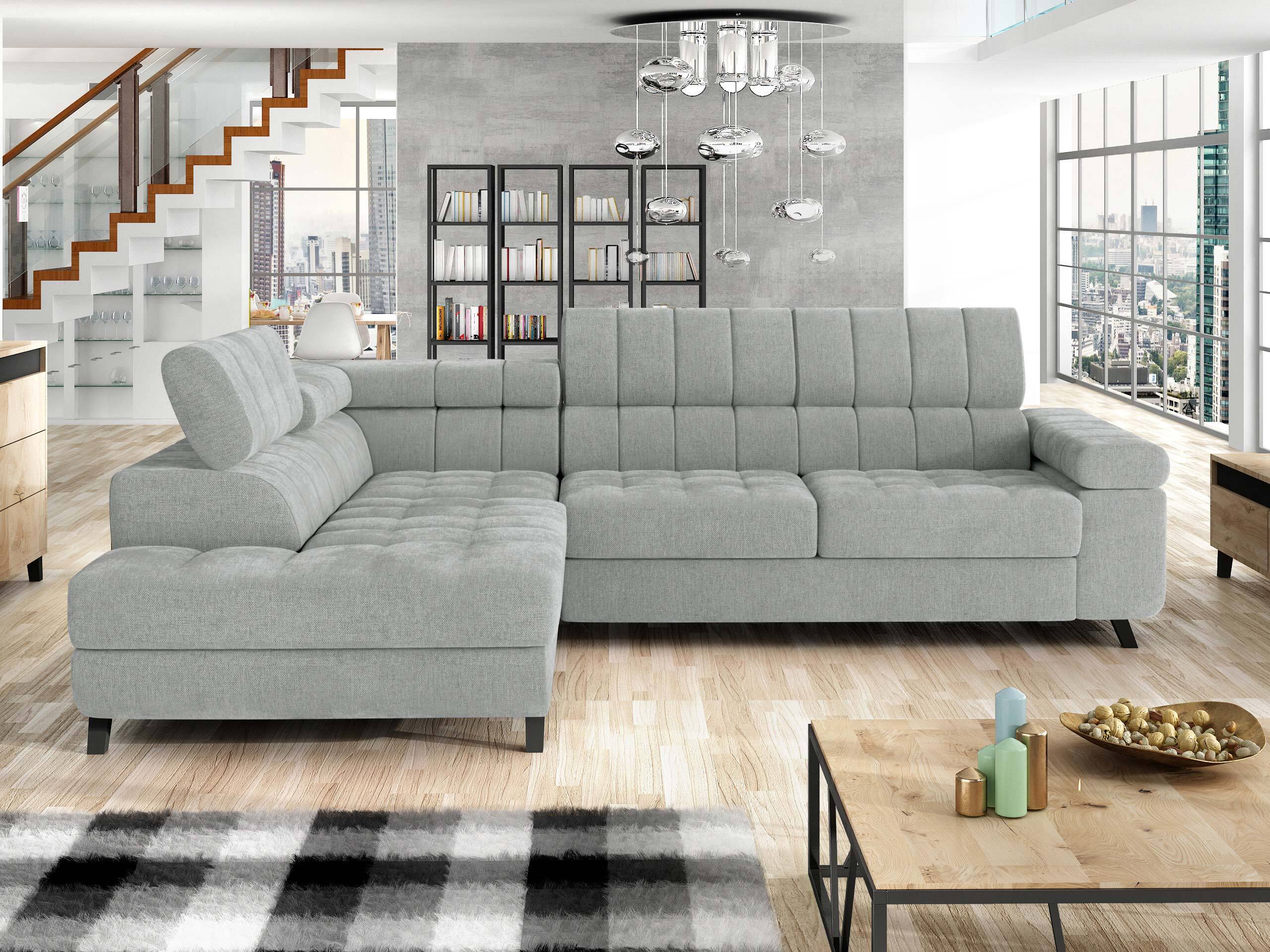Γωνιακός Καναπές Comfivo Agnus (Spirit Ash)