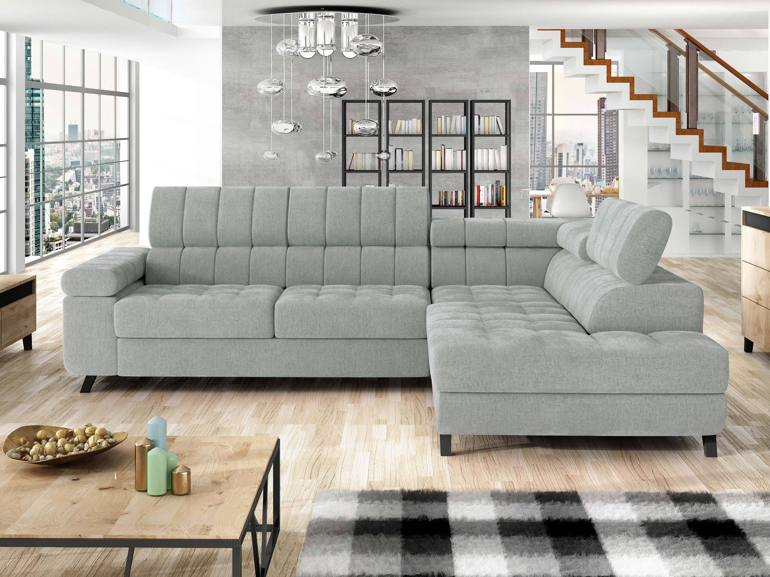 Γωνιακός Καναπές Comfivo Agnus (Spirit Ash)