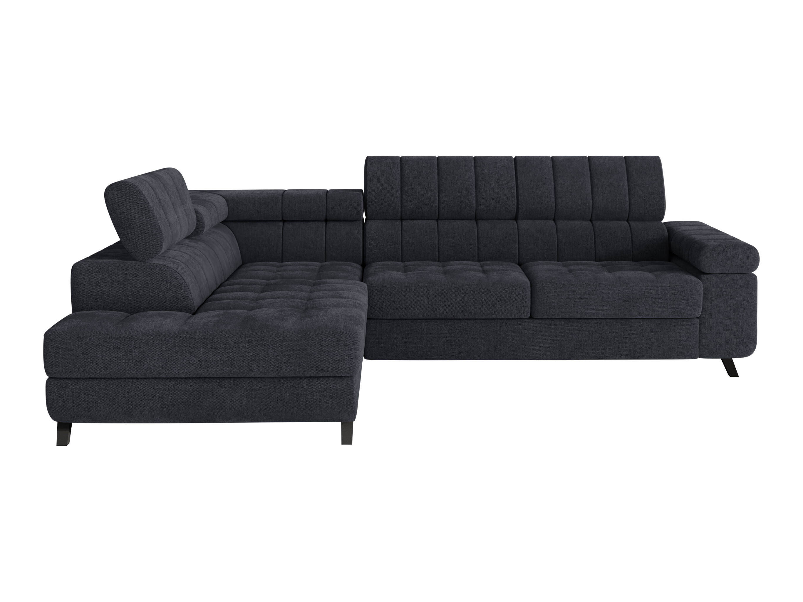 Γωνιακός Καναπές Comfivo Agnus (Spirit Black)