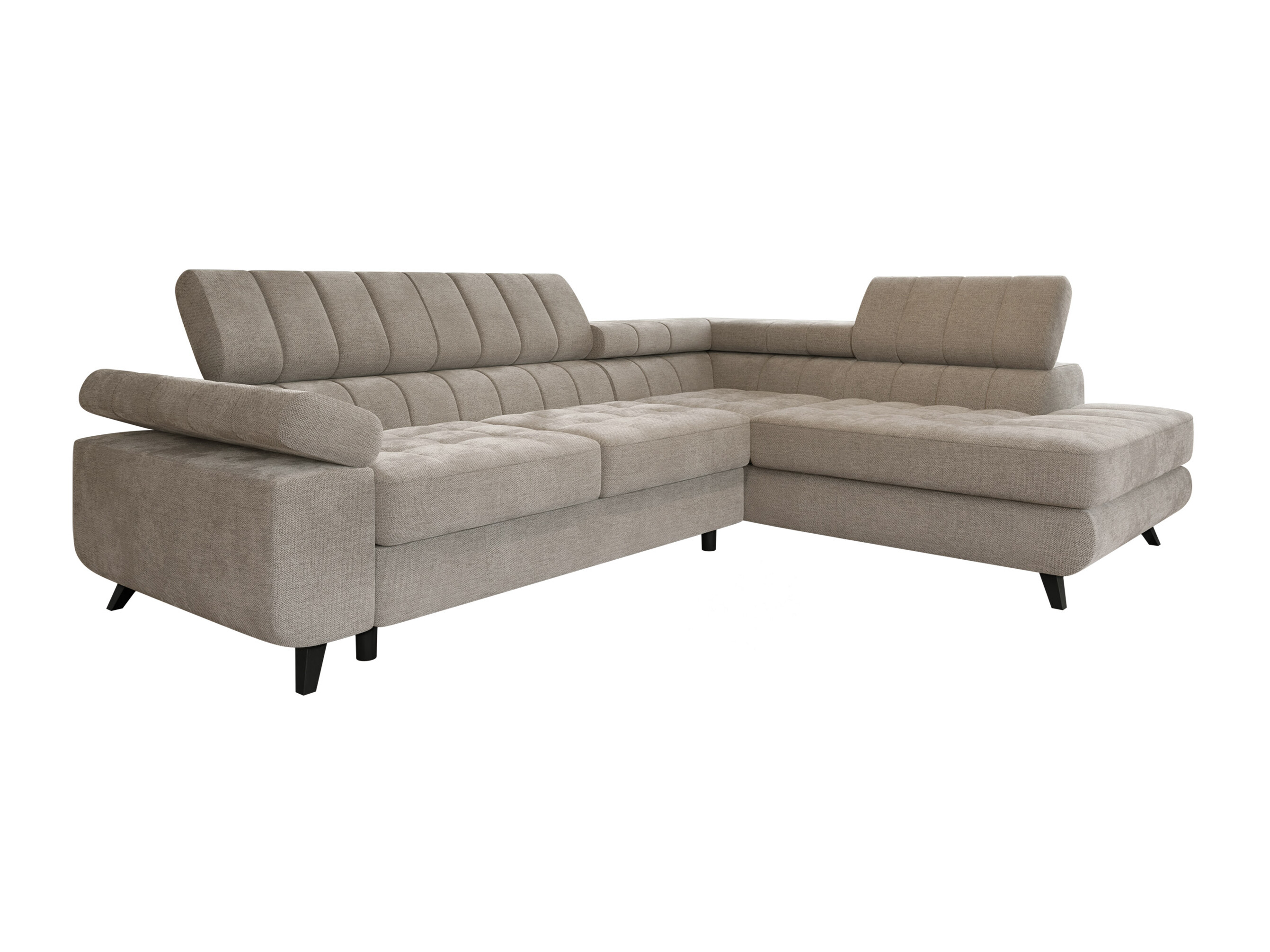 Γωνιακός Καναπές Comfivo Agnus (Spirit Taupe)