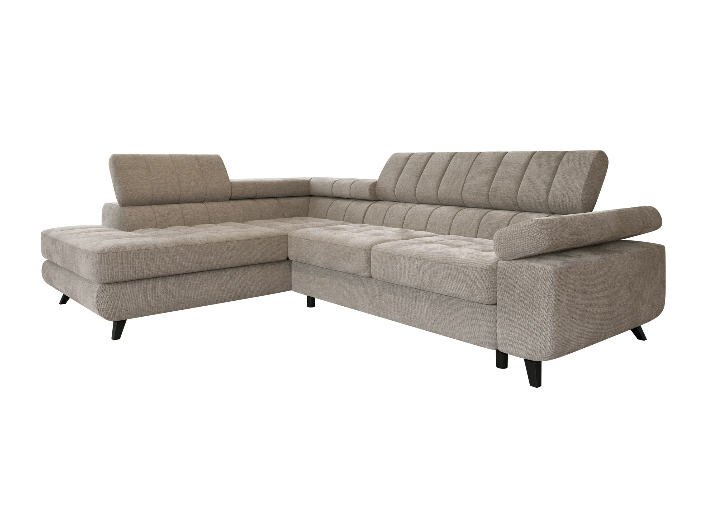 Γωνιακός Καναπές Comfivo Agnus (Spirit Taupe)