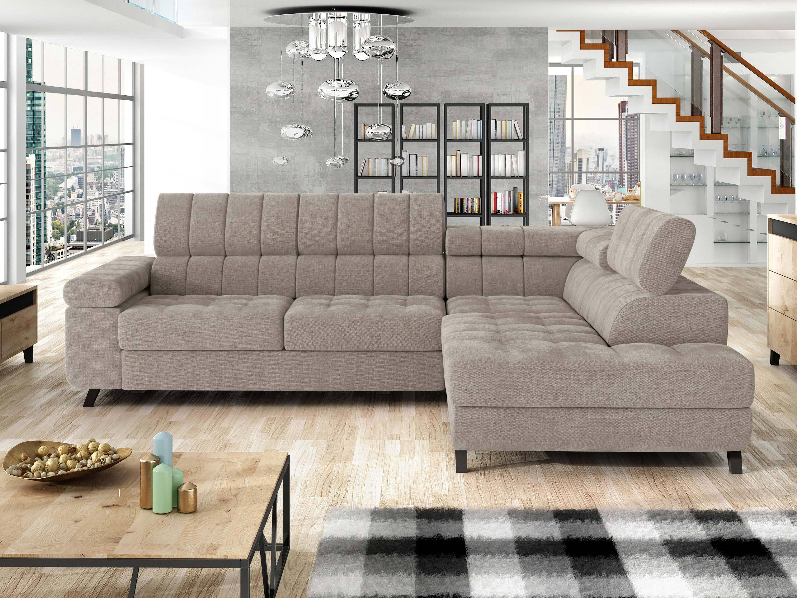Γωνιακός Καναπές Comfivo Agnus (Spirit Taupe)