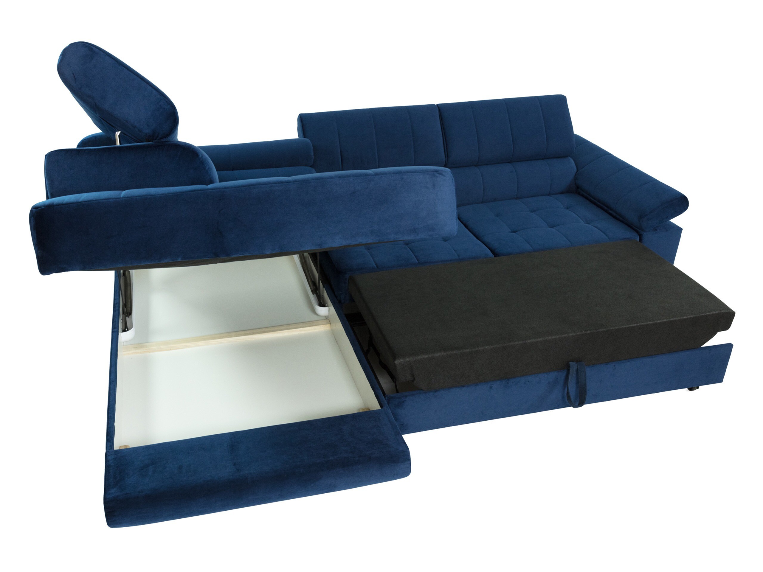 Γωνιακός Καναπές Comfivo Agnus (Spirit Black)