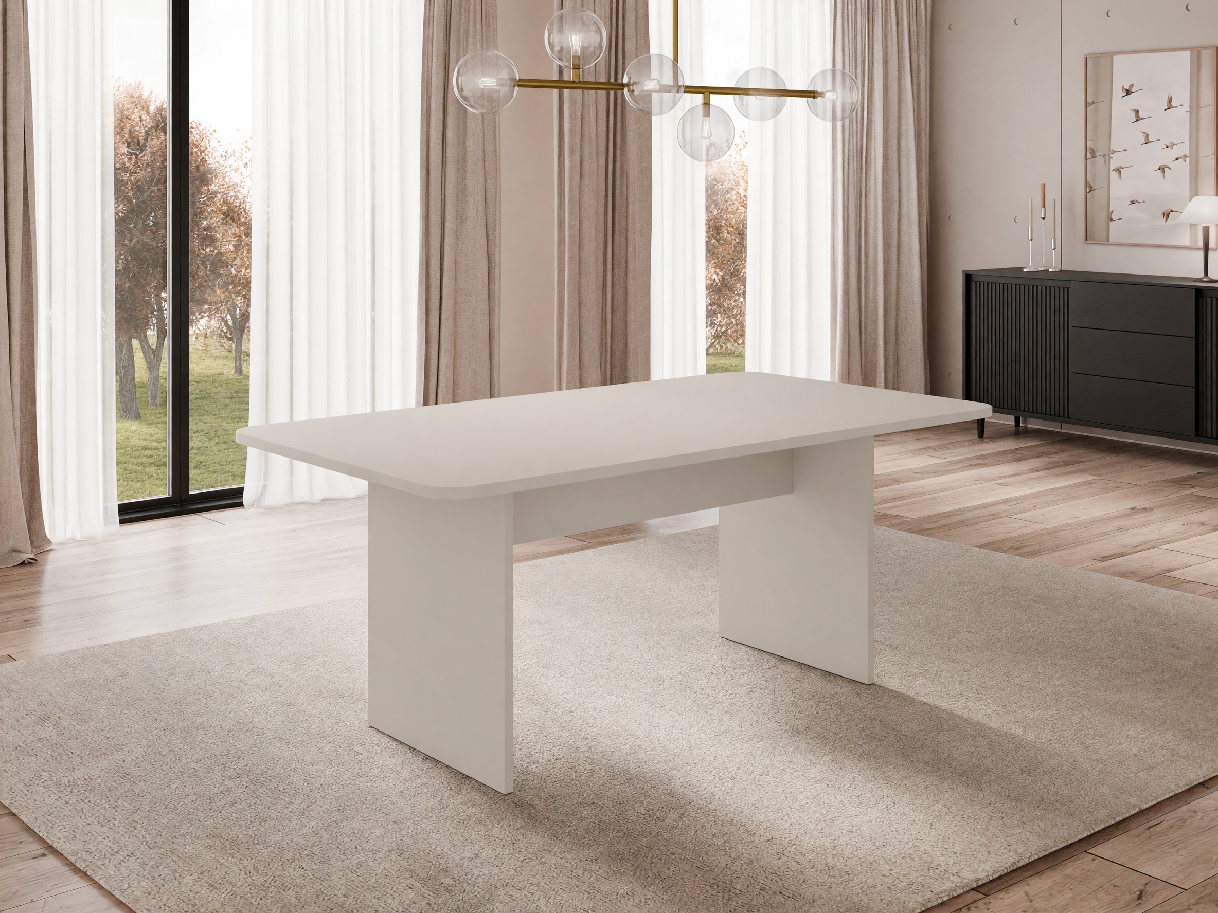 Τραπέζι Comfivo Cerus (Μπεζ)