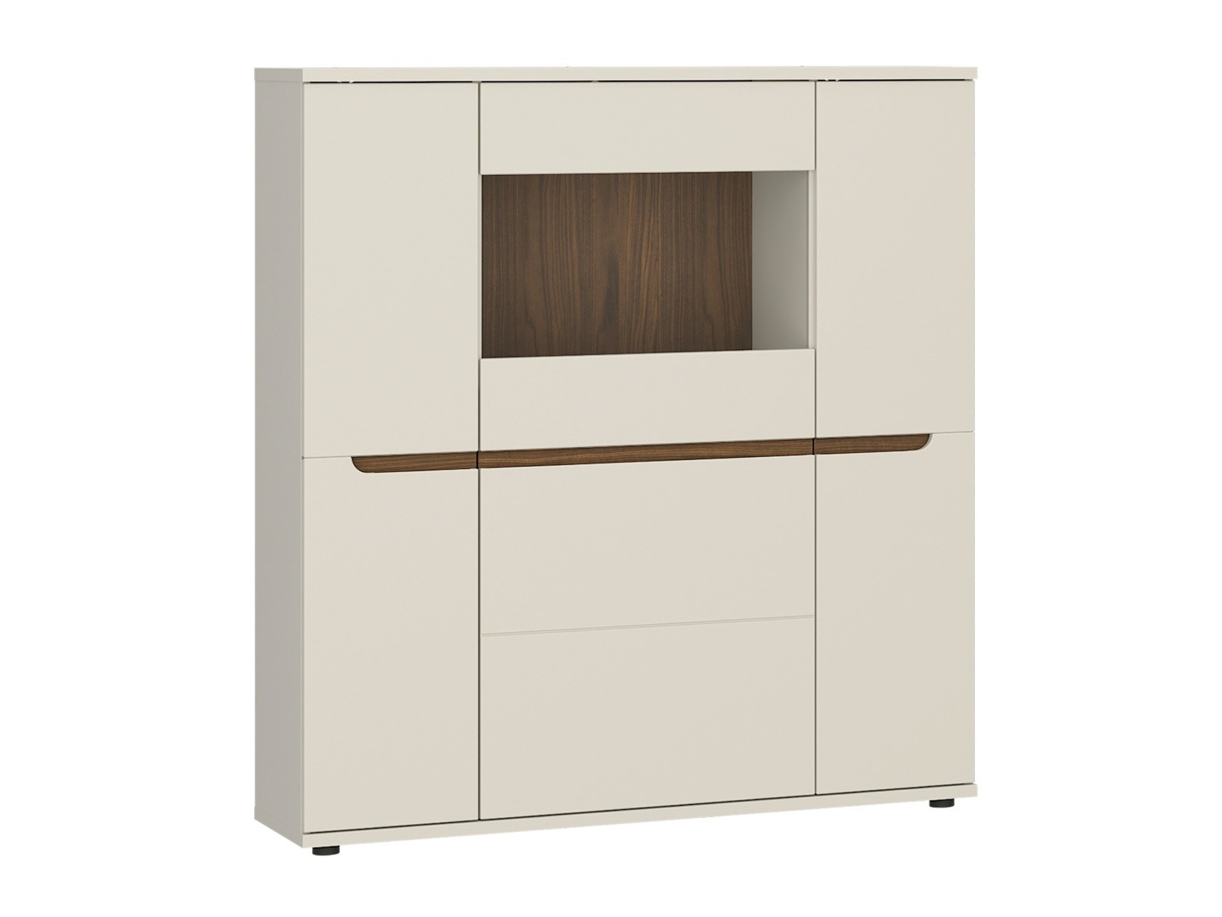 Μπουφέ Deldori 103 (Κασμίρι + Καρυδί)