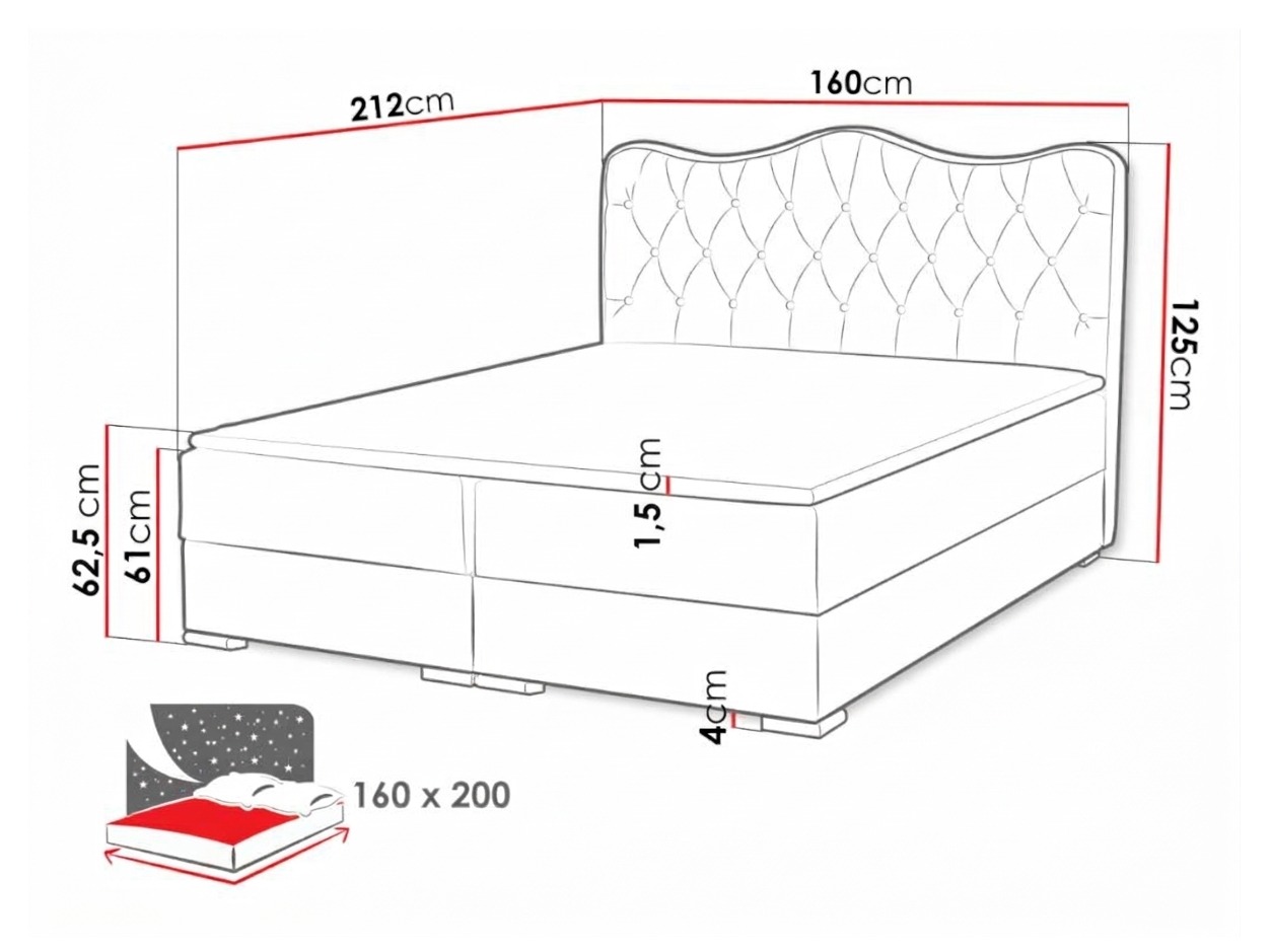 Κρεβάτι continental Tectum (Soft 011)