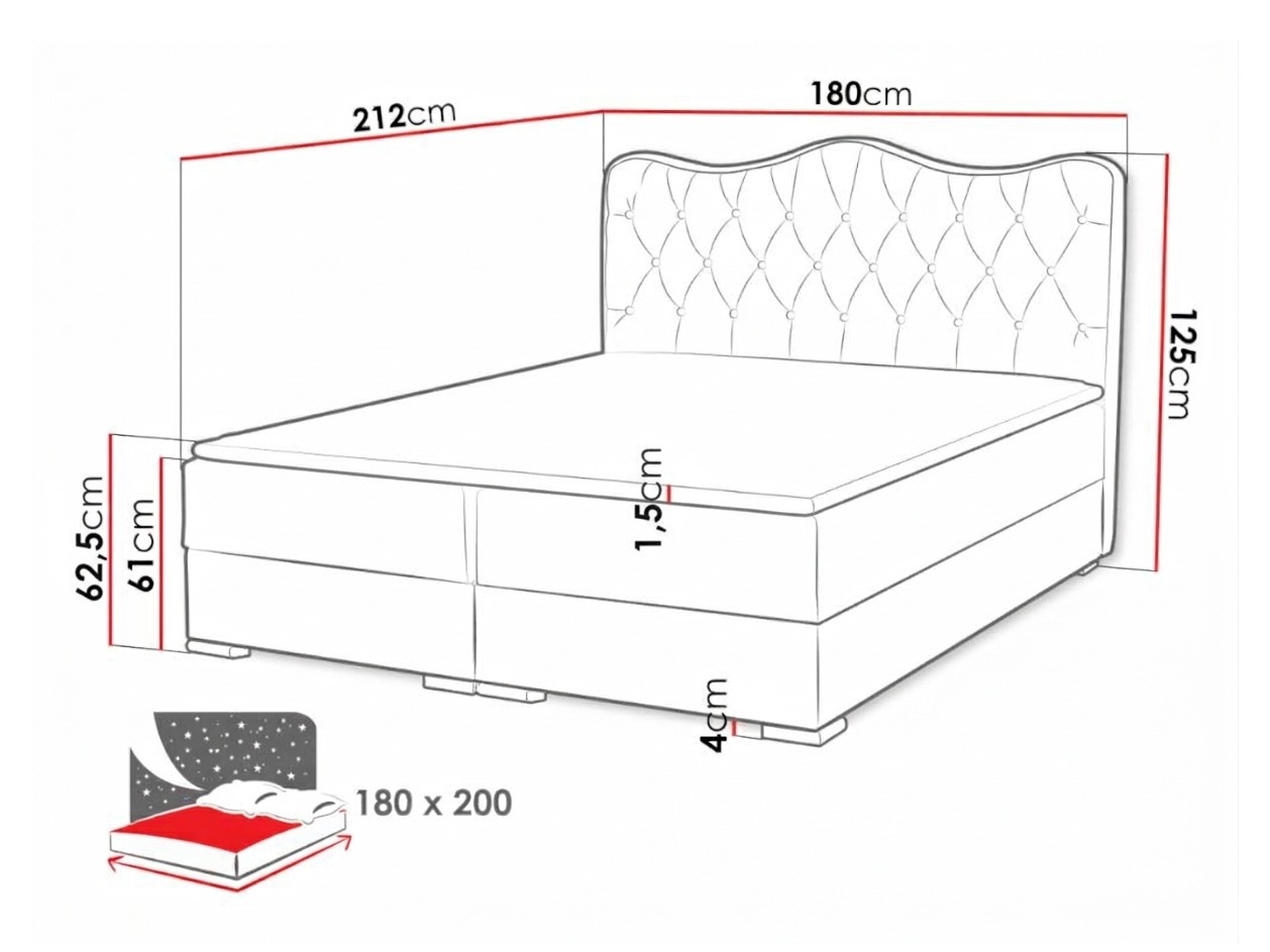Κρεβάτι continental Tectum (Soft 011)