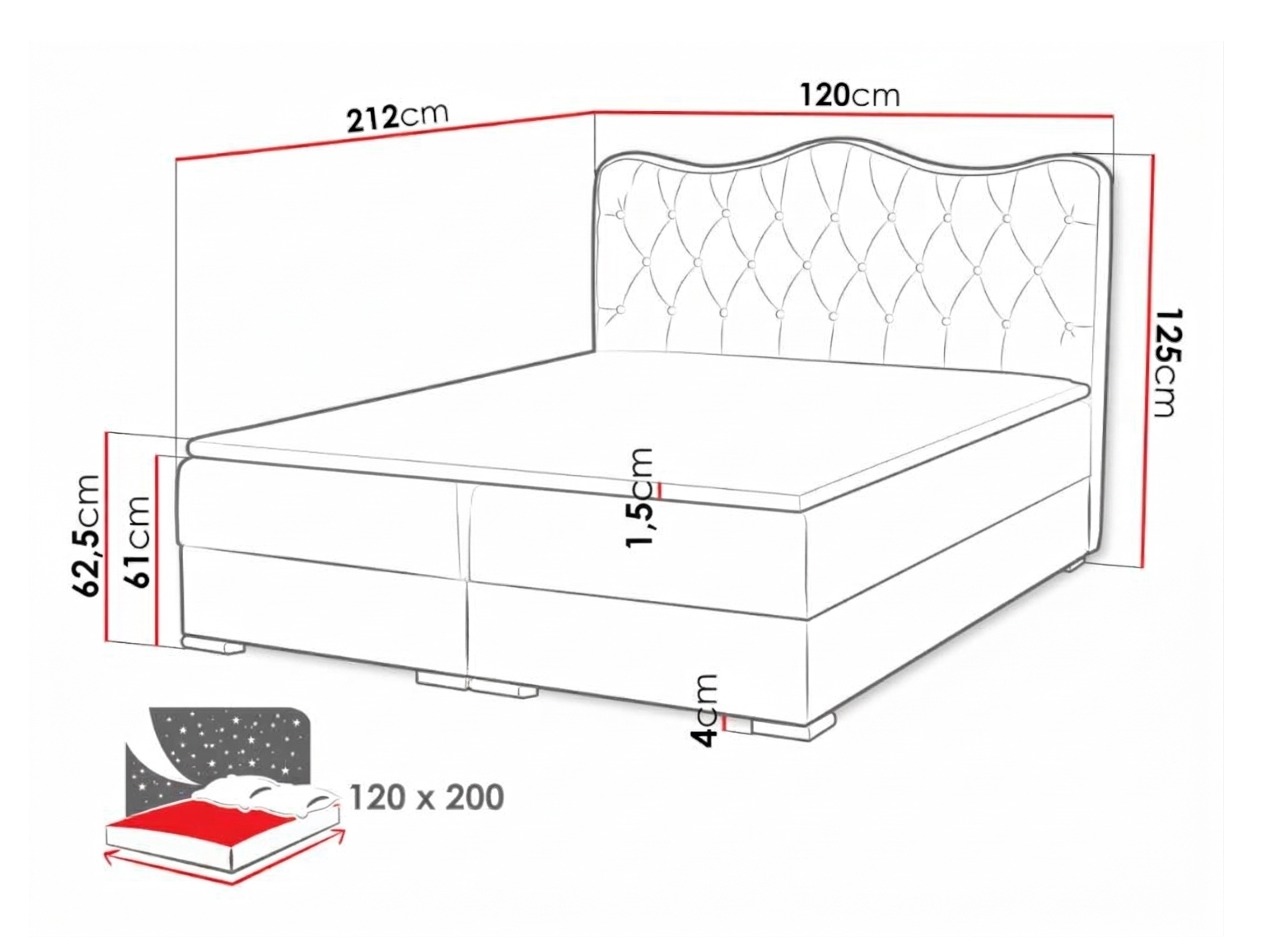 Κρεβάτι continental Tectum (Soft 020)