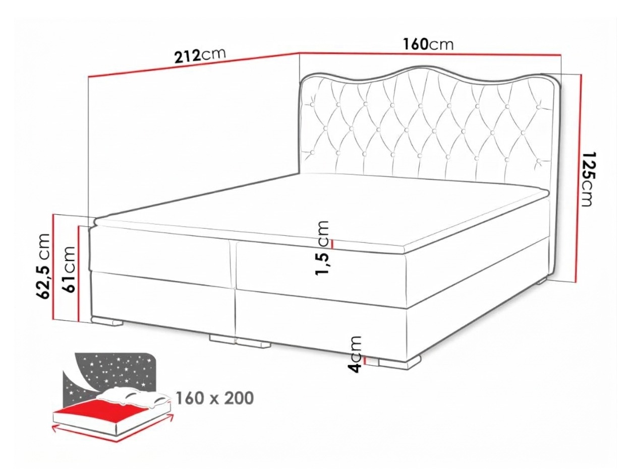 Κρεβάτι continental Tectum (Soft 020)