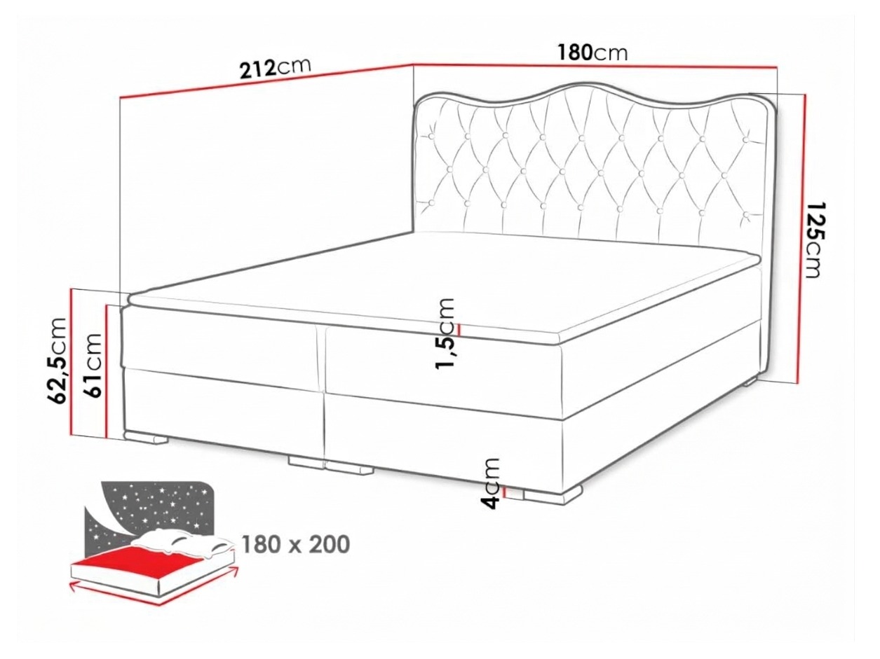 Κρεβάτι continental Tectum (Soft 020)